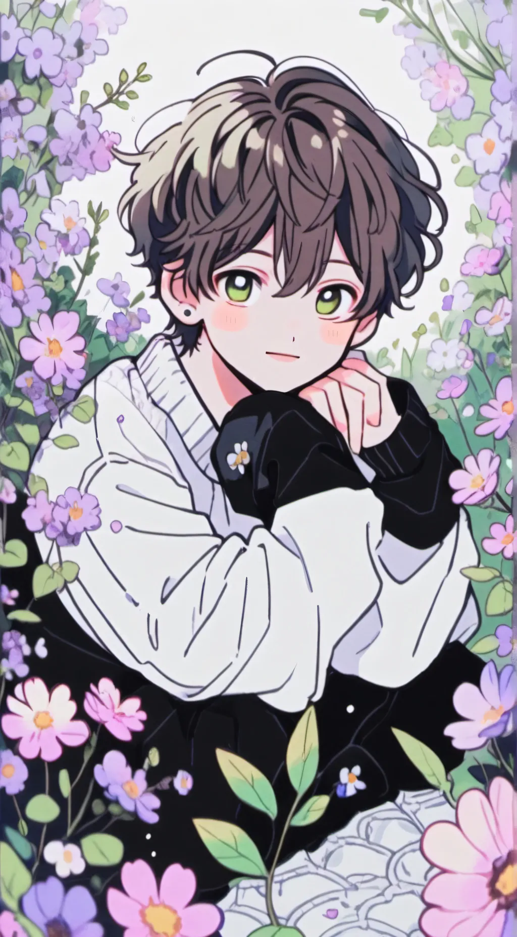 ai character: tiny boys background