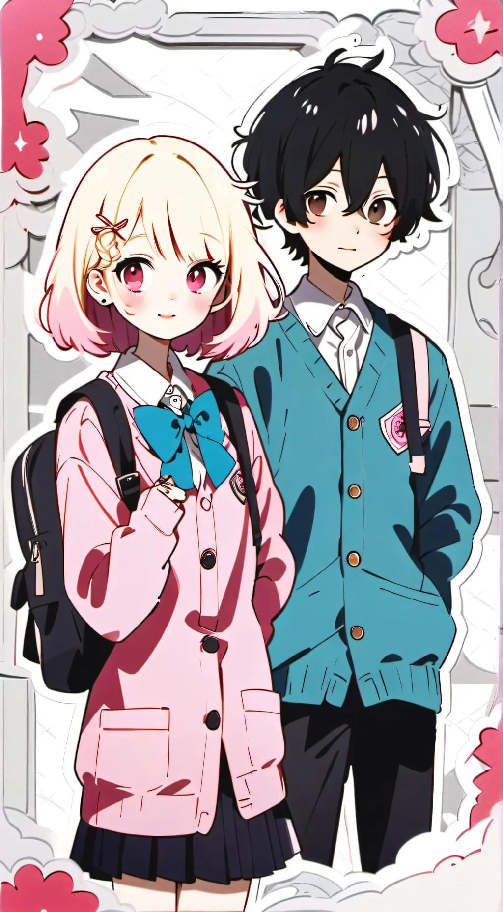 ai character: Aiko and Sarah background