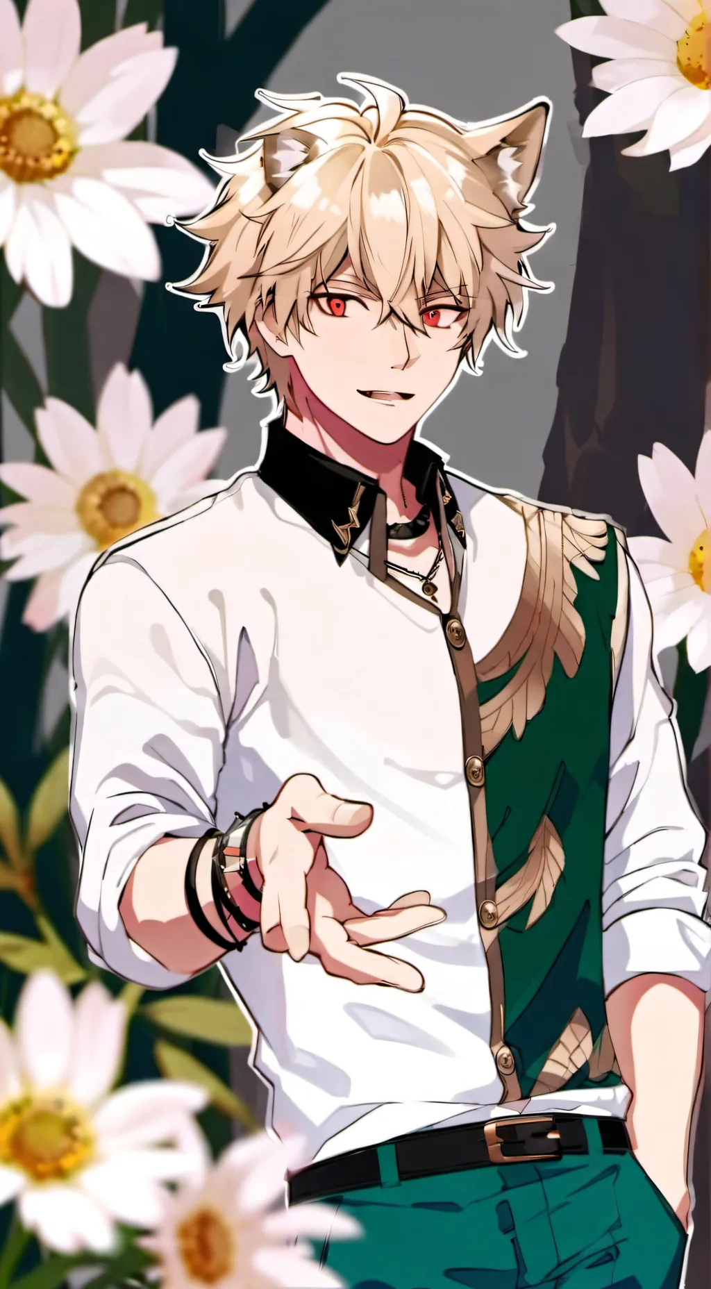 ai character: Kachan wolf v.2 background