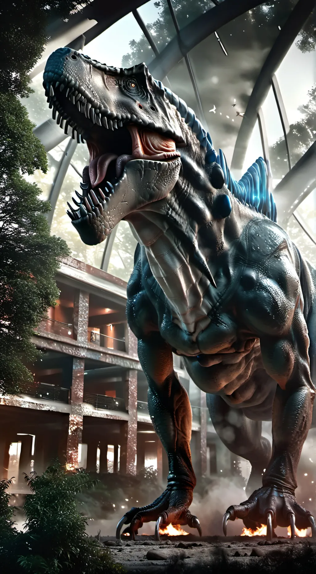 ai character: mha prehistoric  background