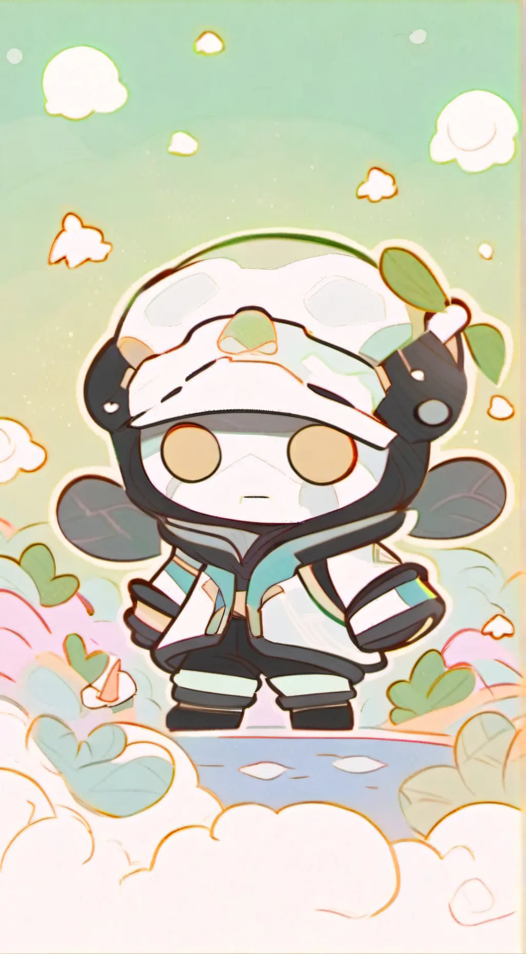 ai character: vee background