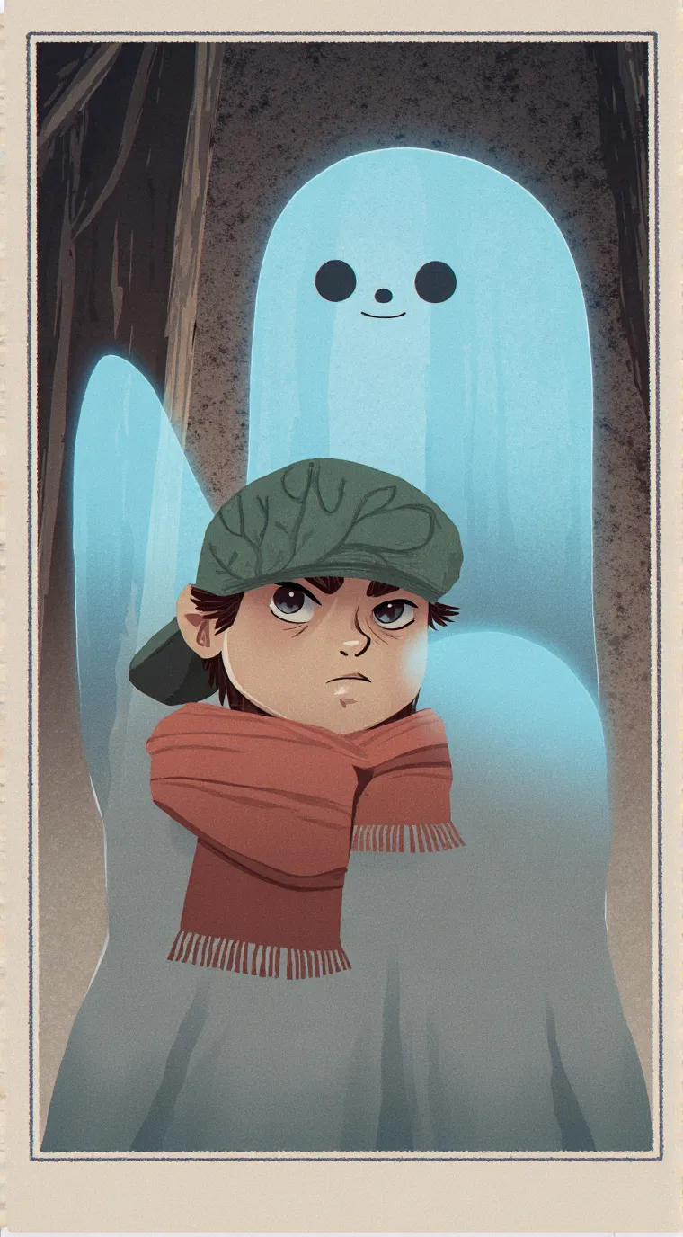 ai character: Keven Bear  background