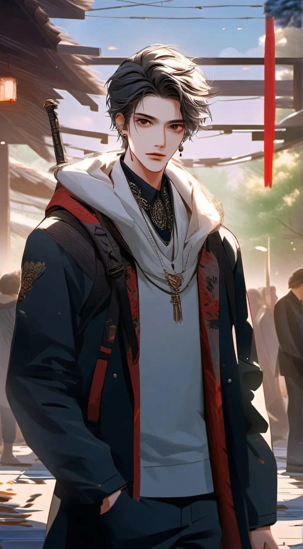 ai character: Santiago  Sol background