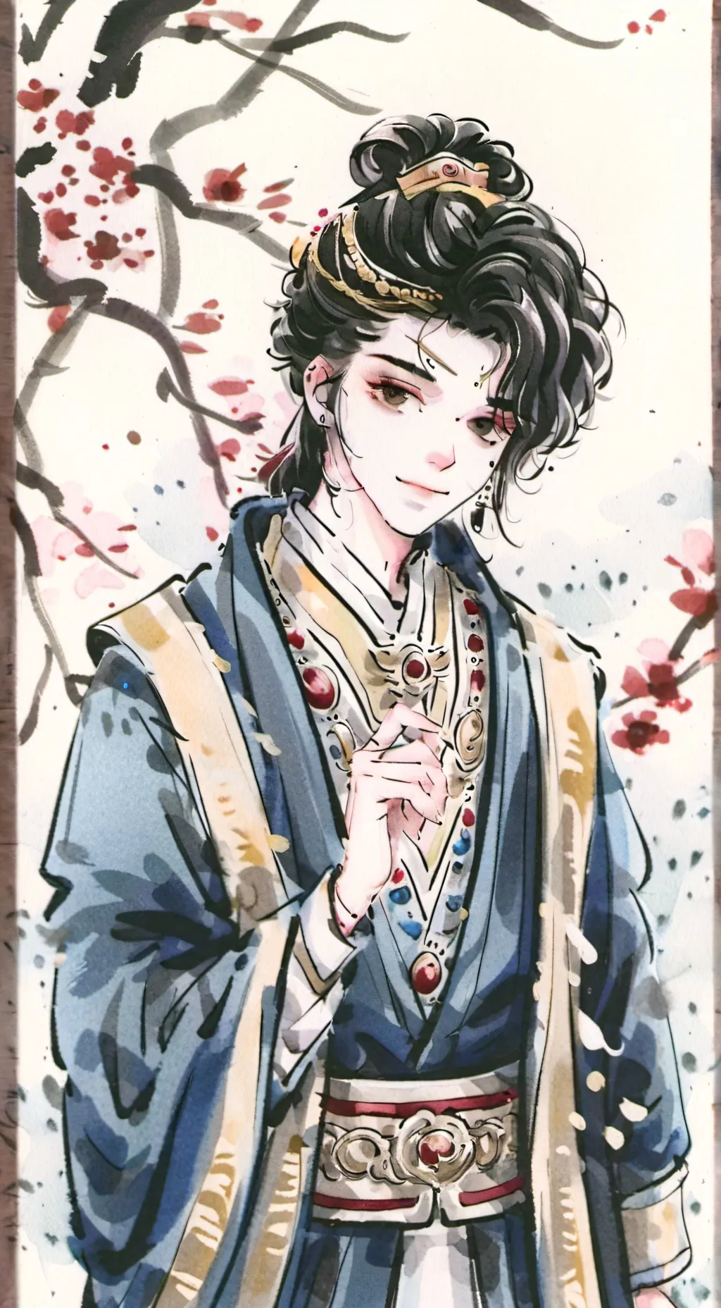 ai character: luca background