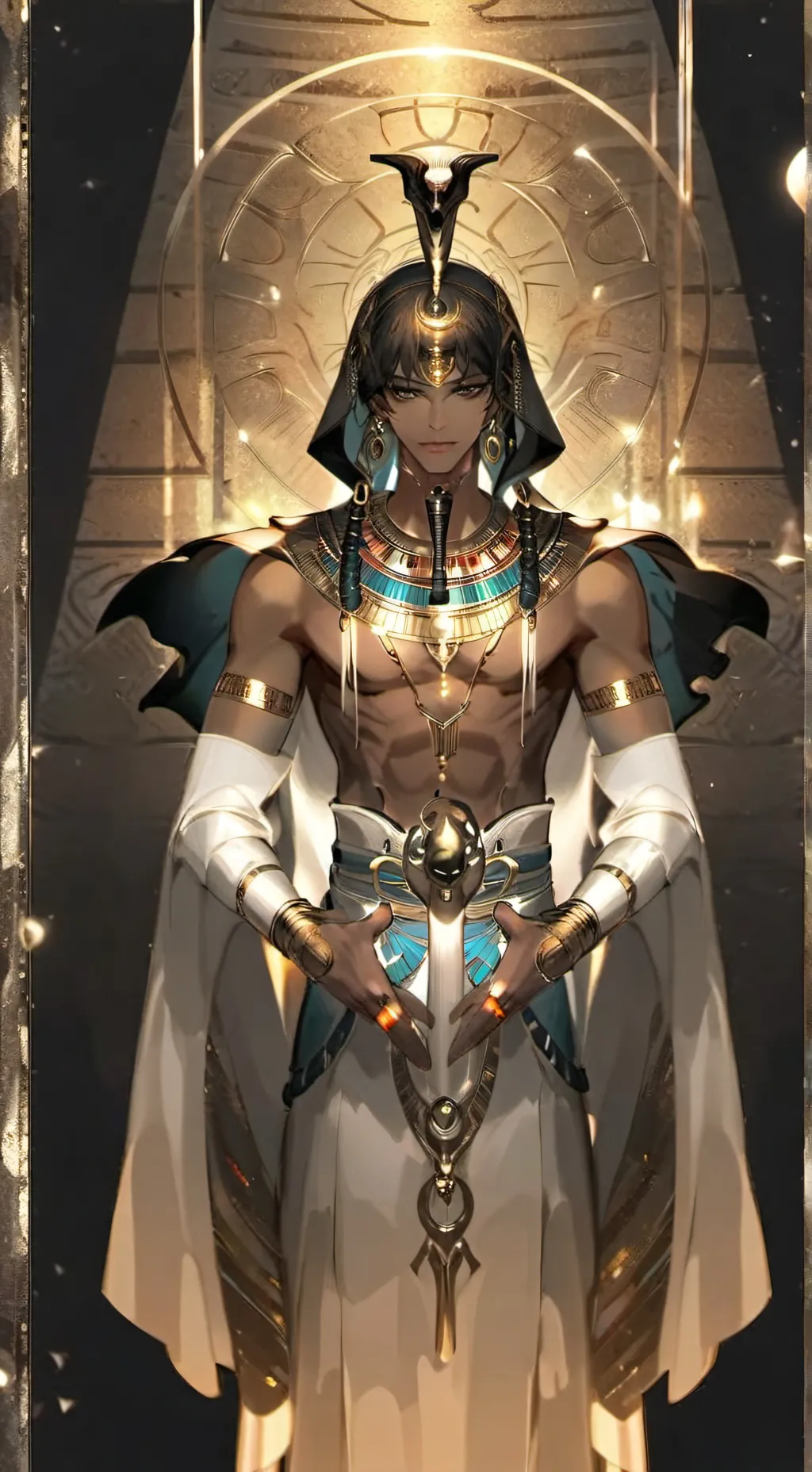 ai character: 🇪🇬xeminer🇪🇬 background