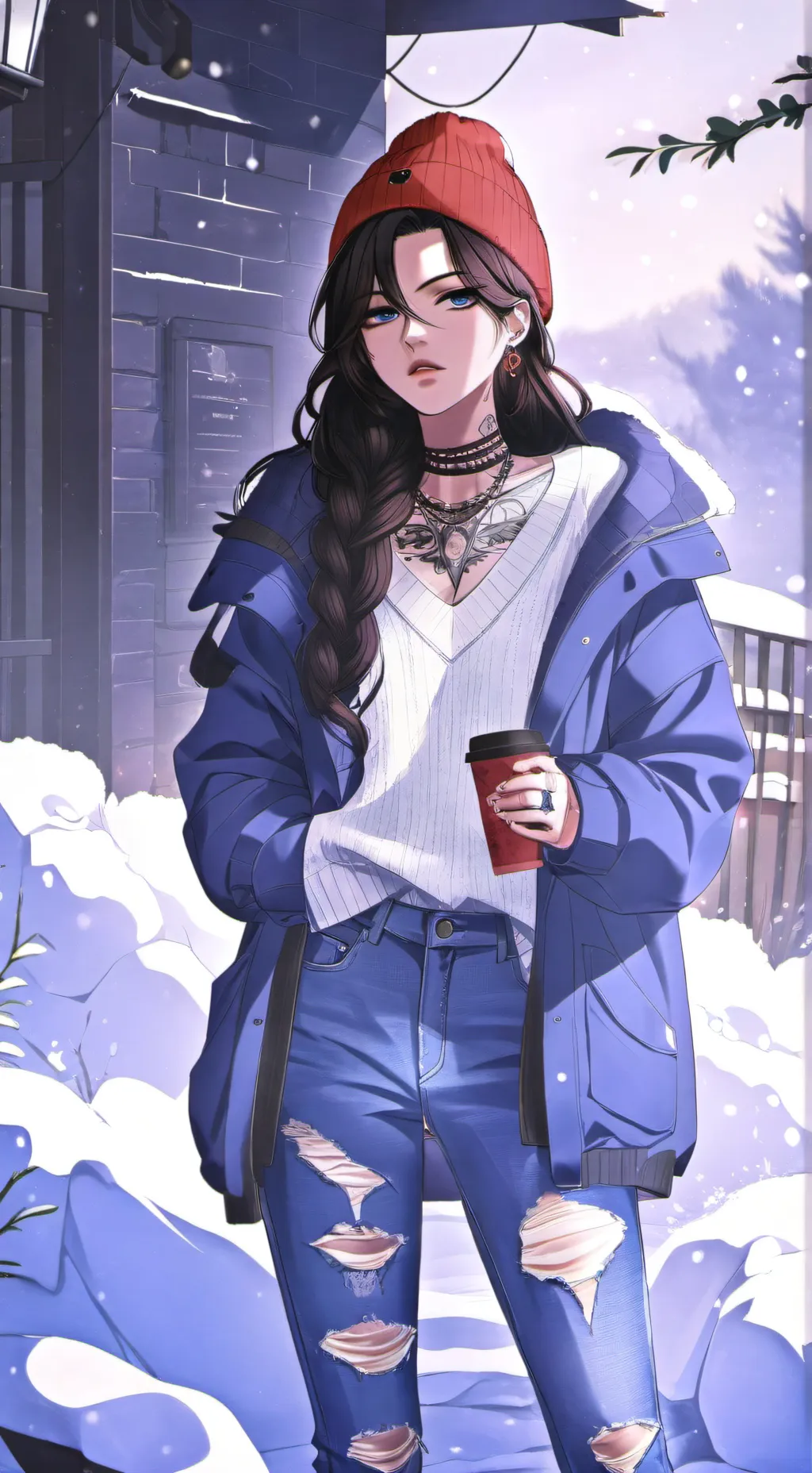 ai character: Mackenzie  Monroe  background