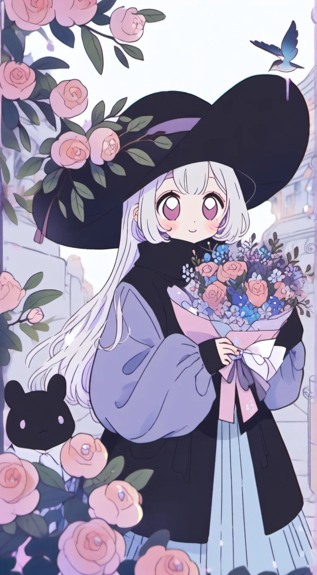 ai character: Мама Лики background