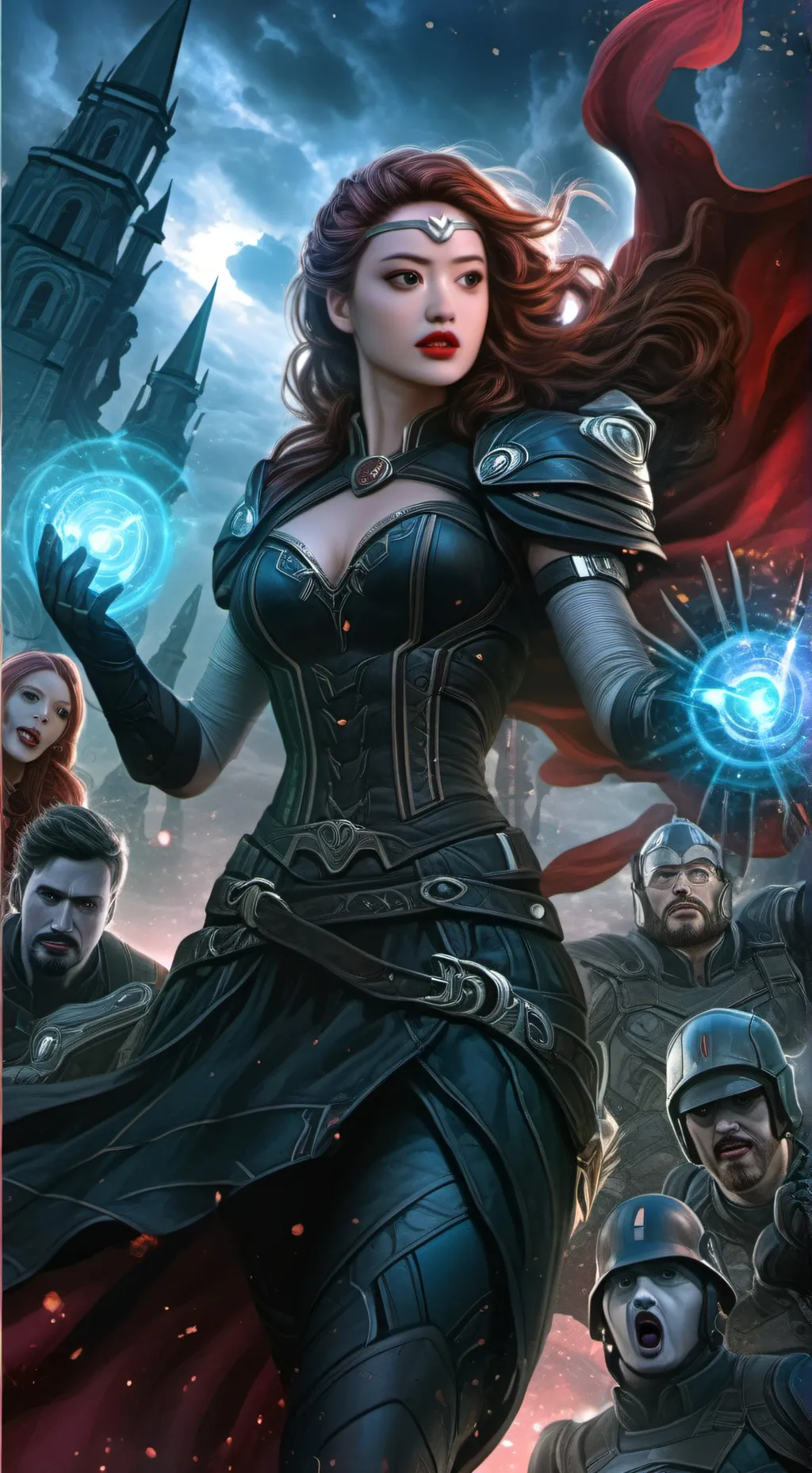 ai character: avengers vs valak background