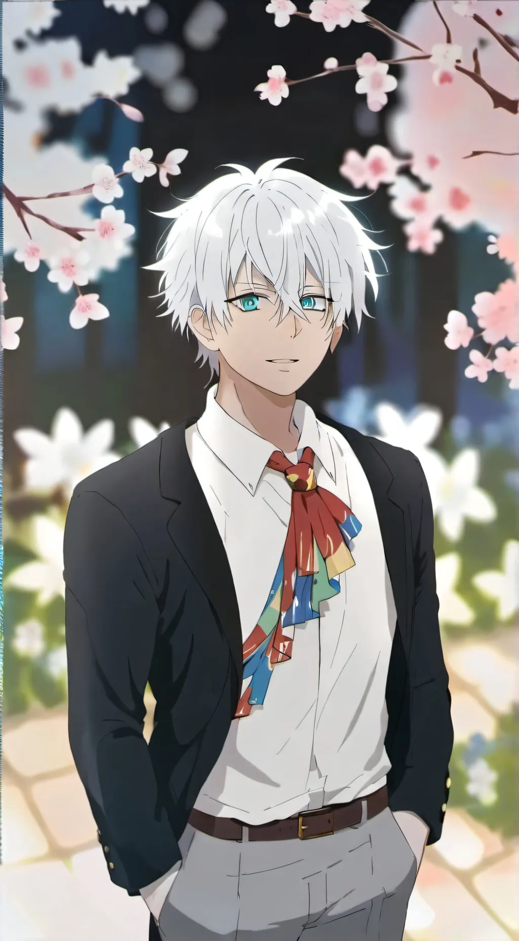 ai character: Satoru Gojo background