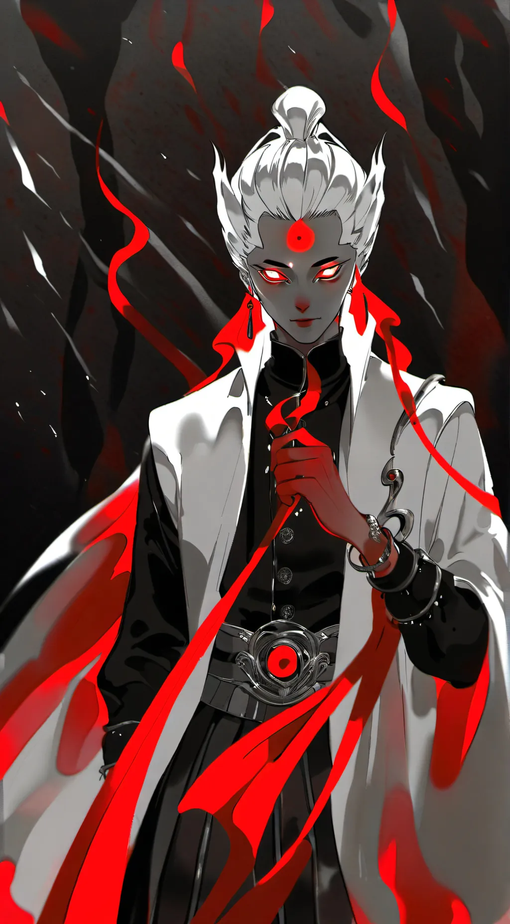 ai character: 🖤OKARUN X AYASE💖 background