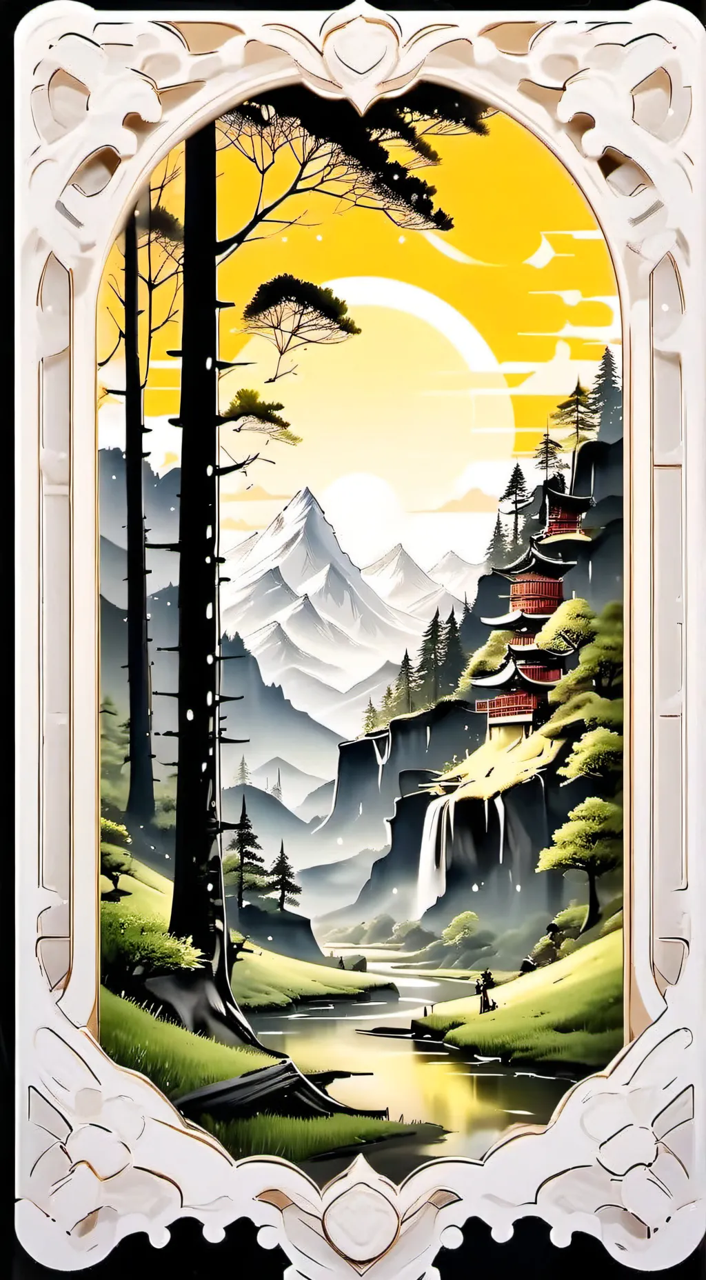 ai character: Deus da espada background