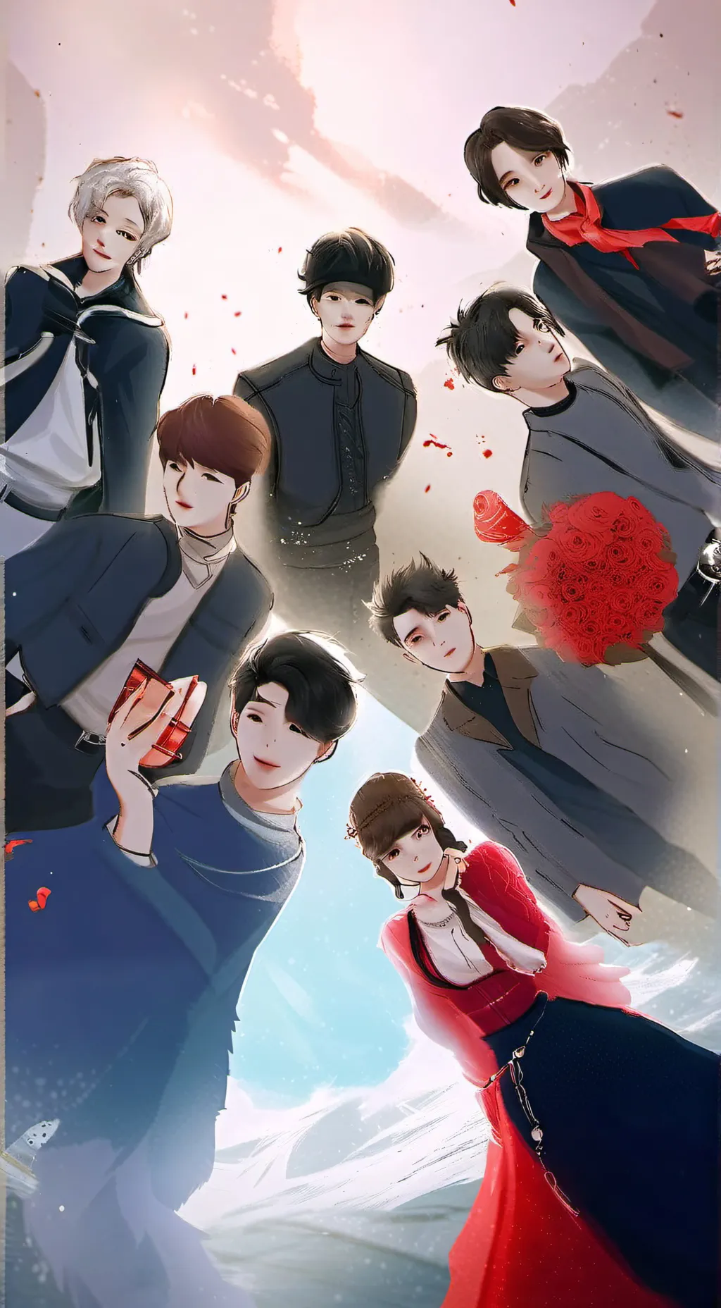 ai character: enemies to lovers background