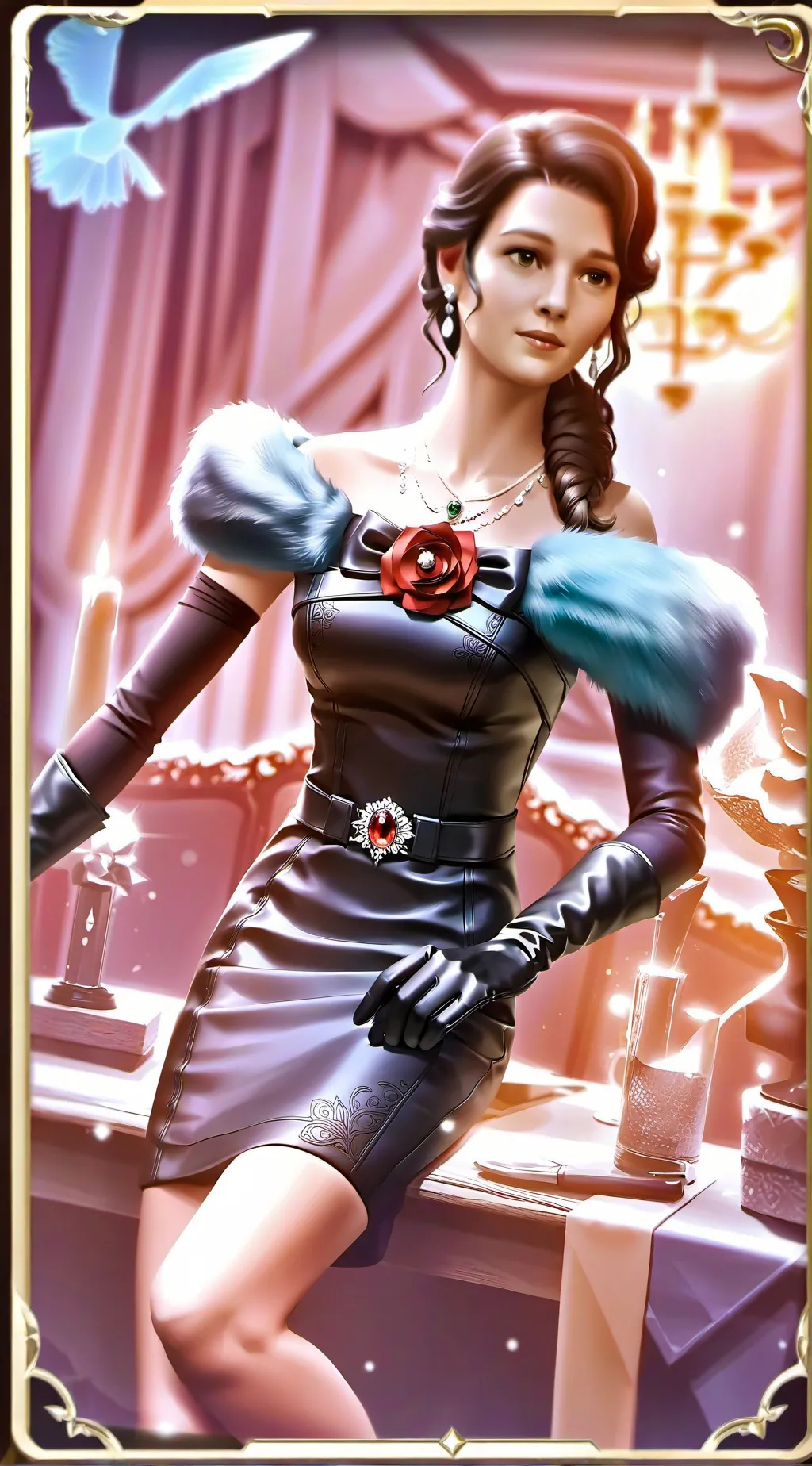 ai character: Mira background