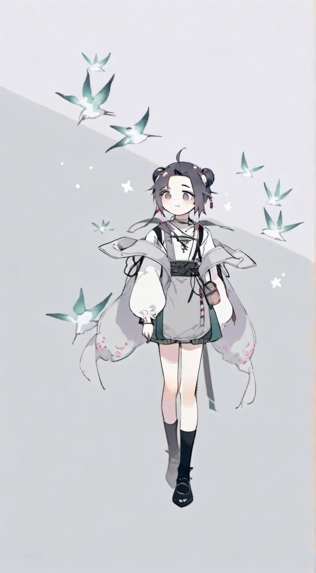 ai character: pijamada de KNY background