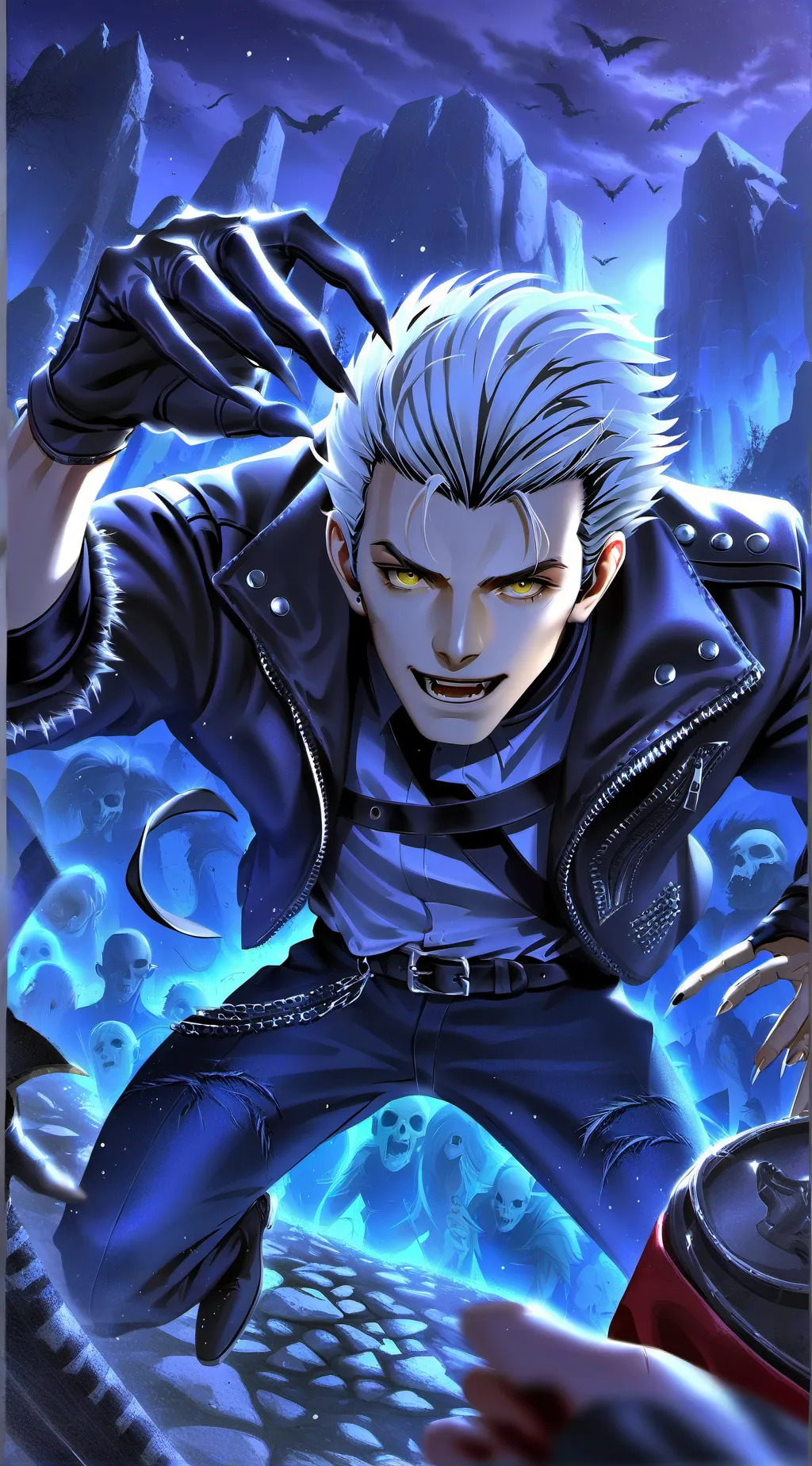 ai character: spike background