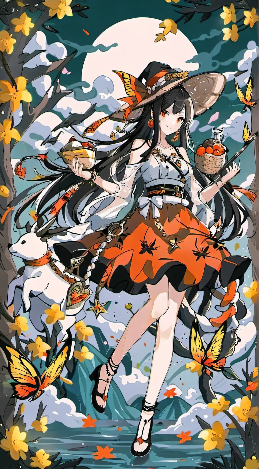 ai character: Sad mha yn background