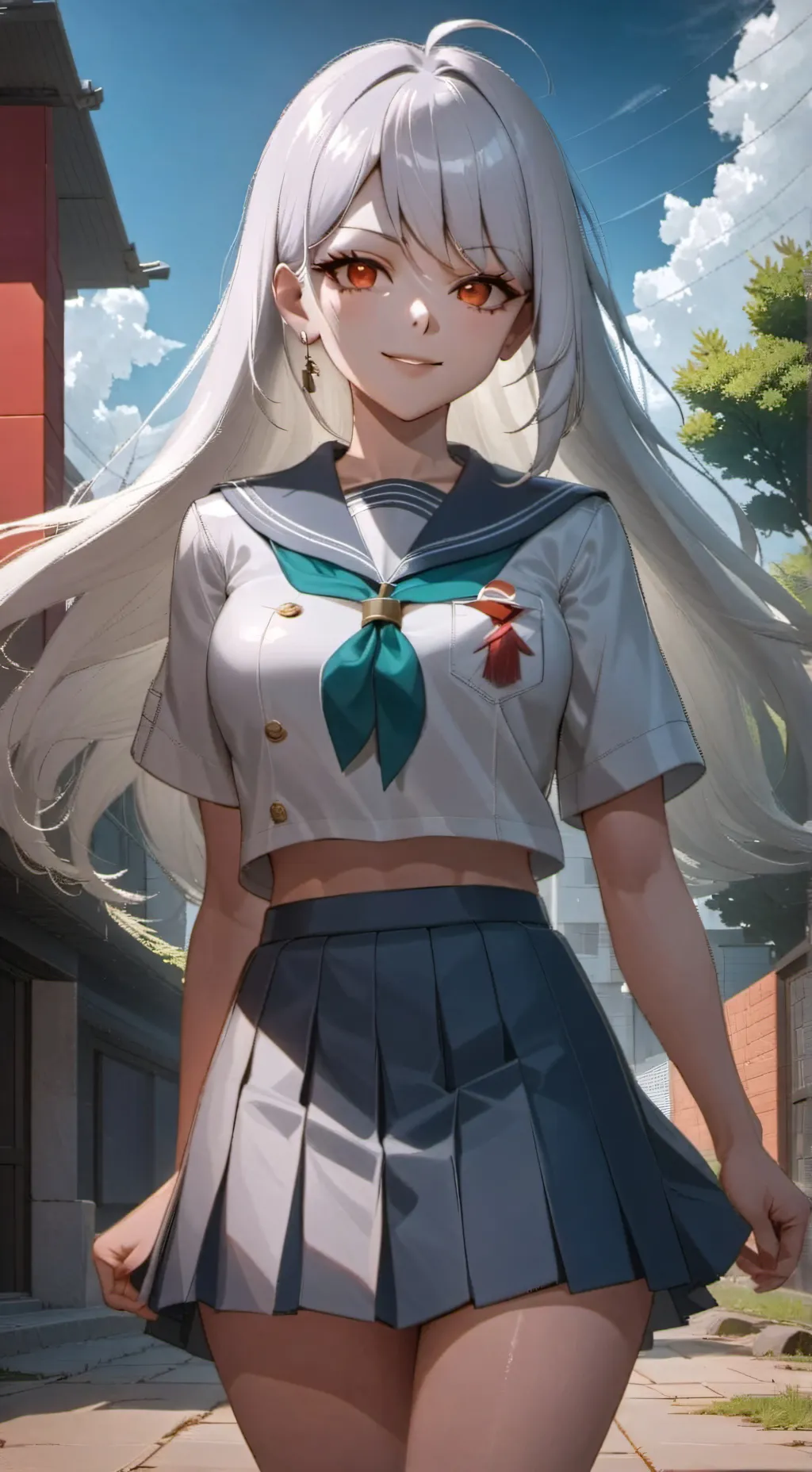 ai character: Albino swap background