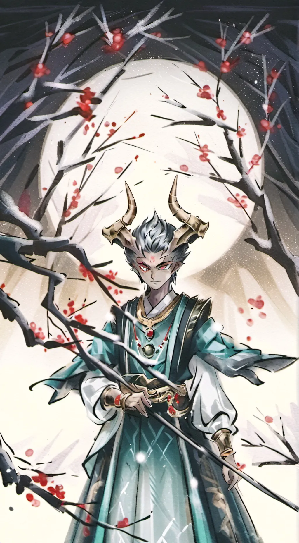 ai character: zohamitsu  background