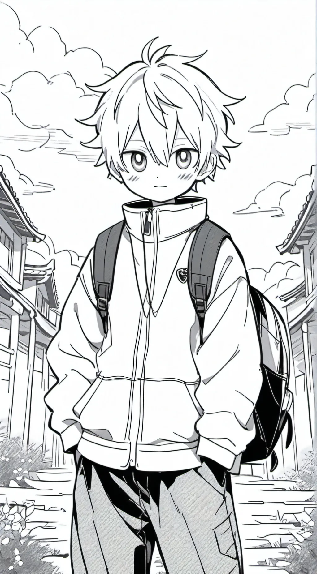 ai character: Gojo yandare background