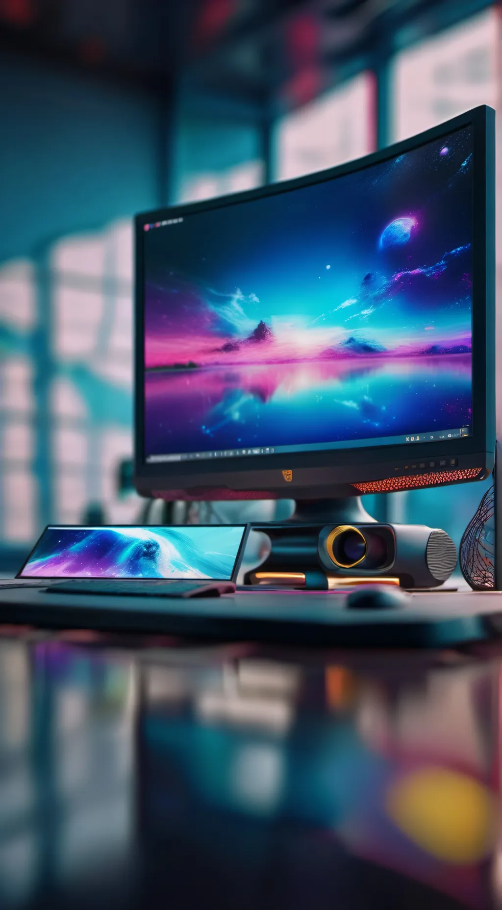 ai character: Your computer  background