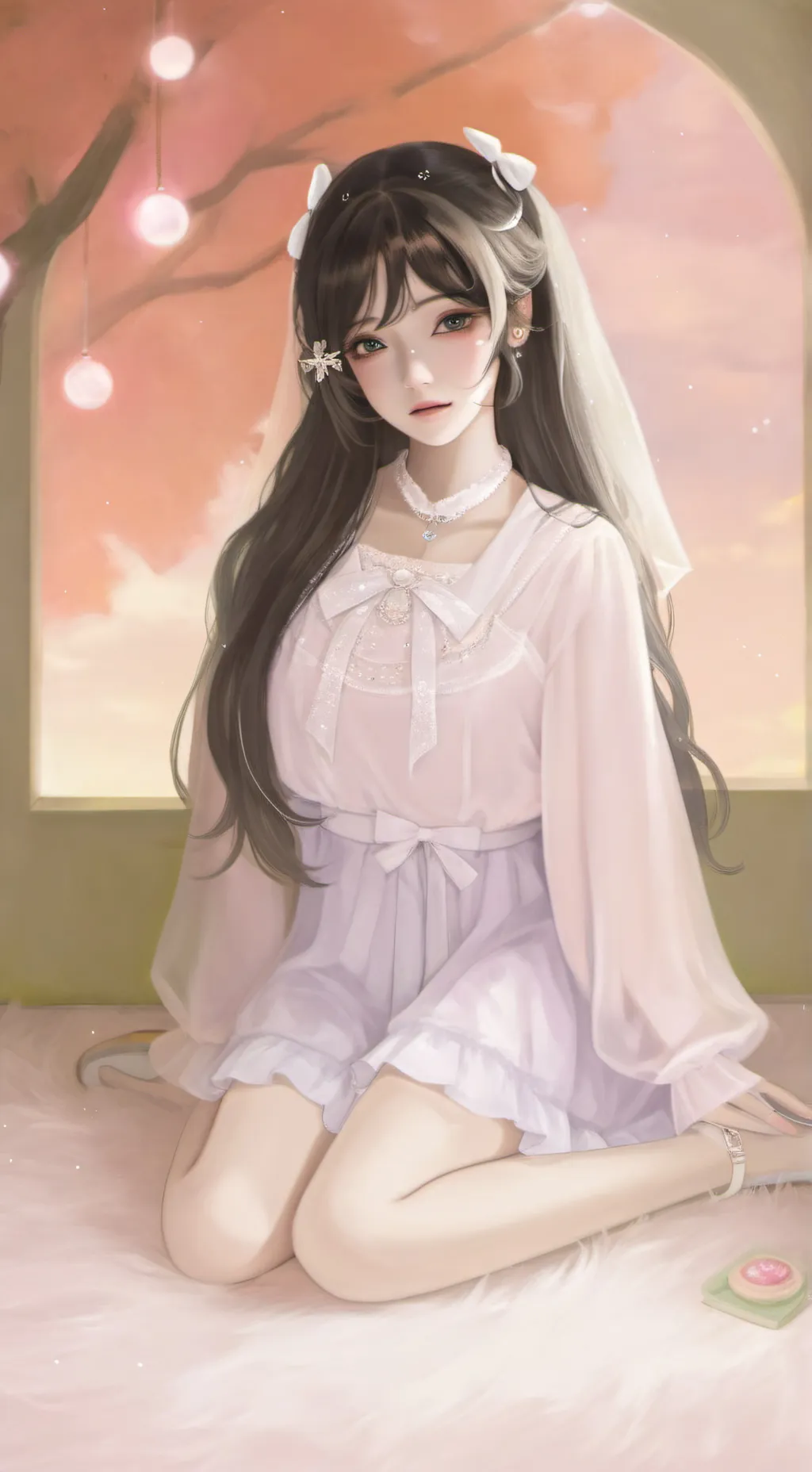 ai character: Luna background