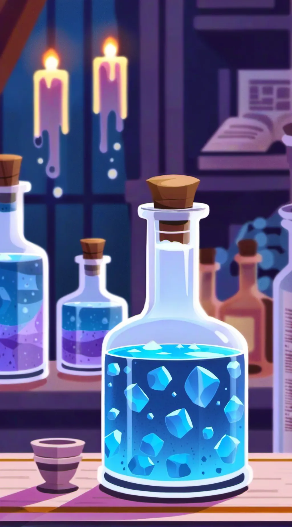 ai character: potion  background