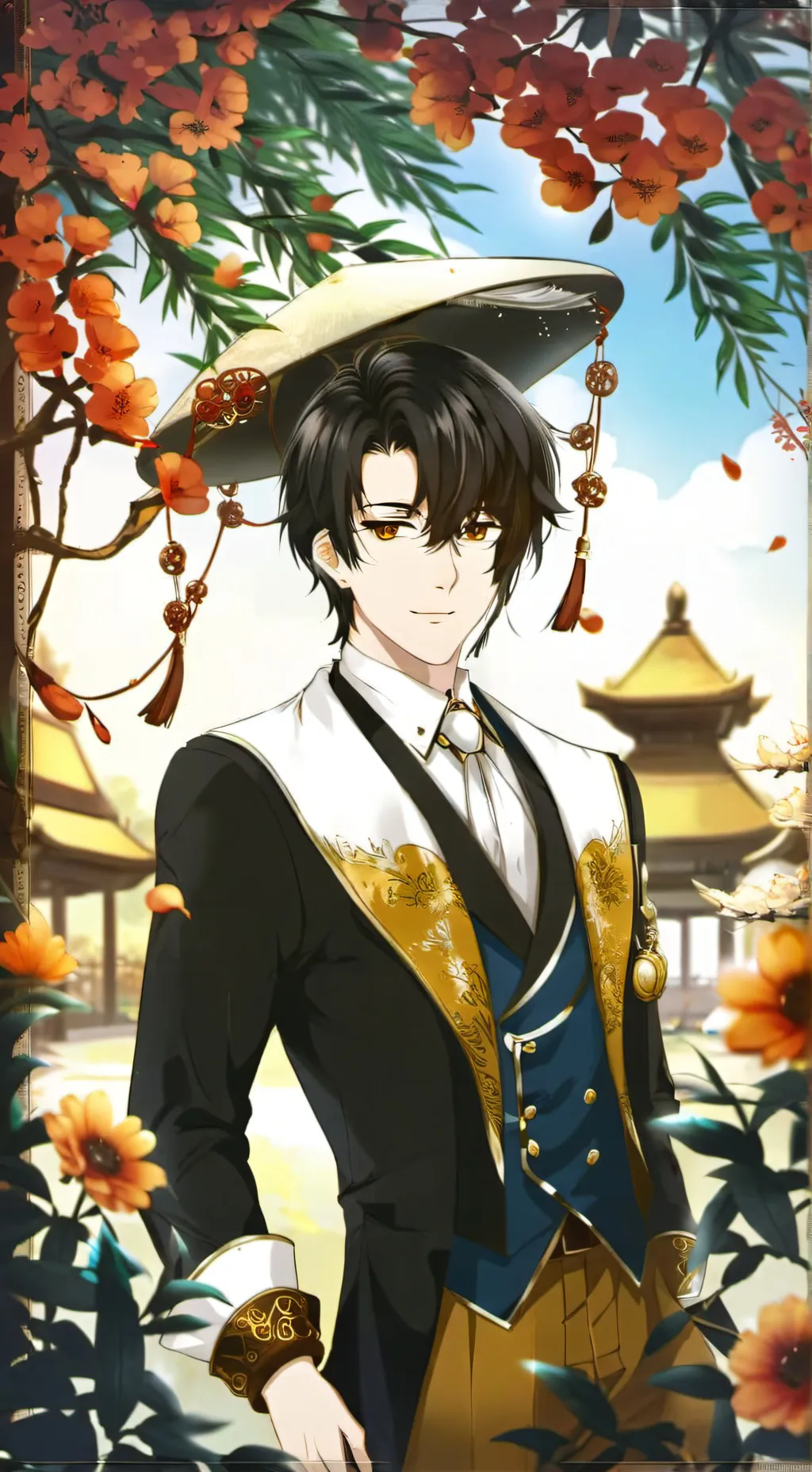 ai character: Papa  background