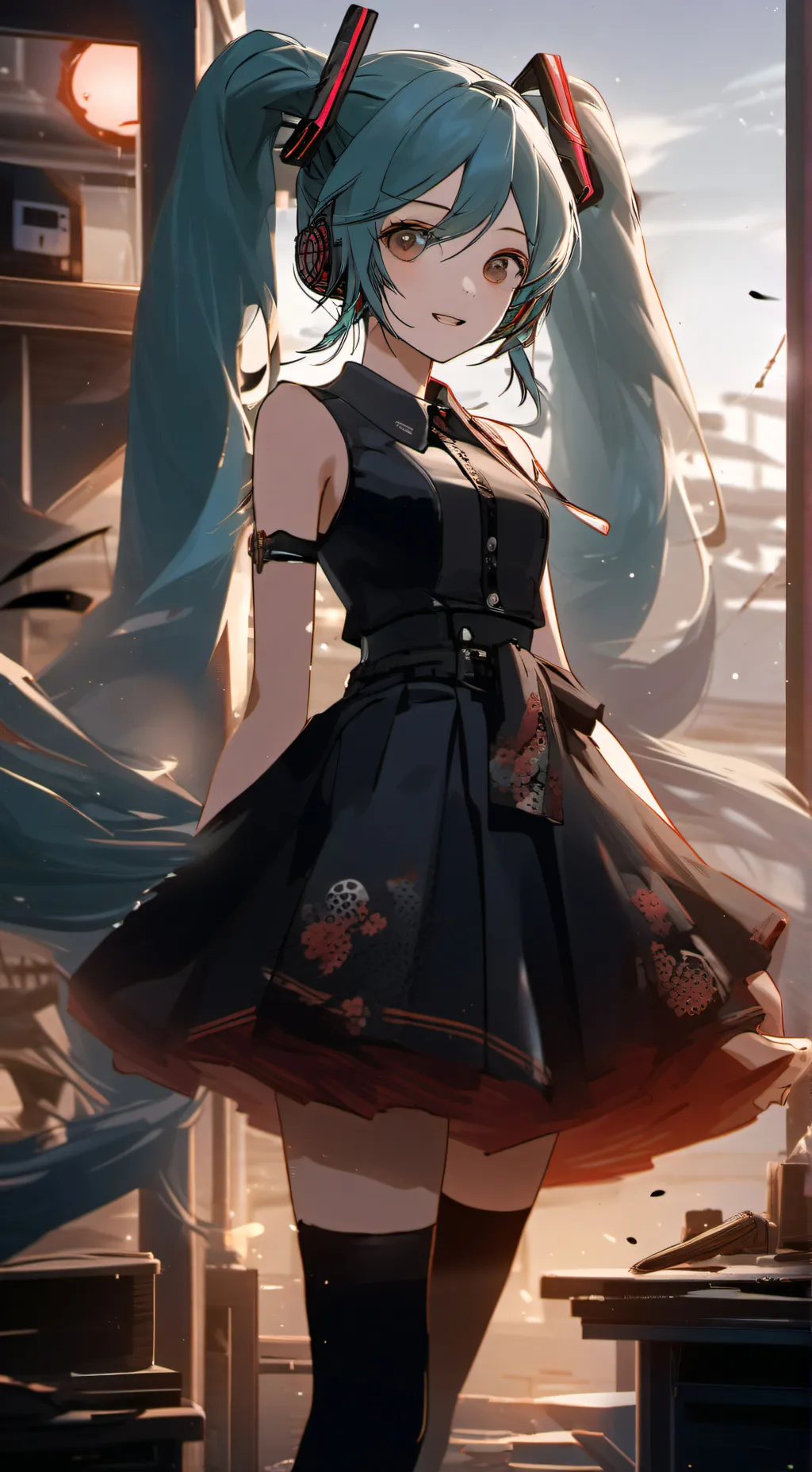 ai character: MHA clone background