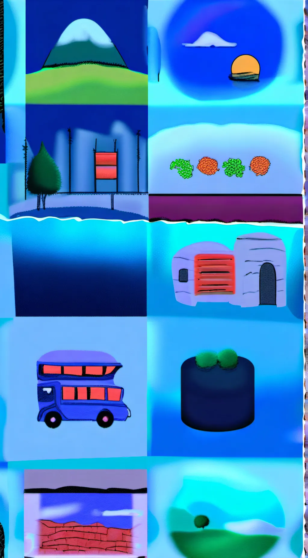 ai character: 8-Bit background