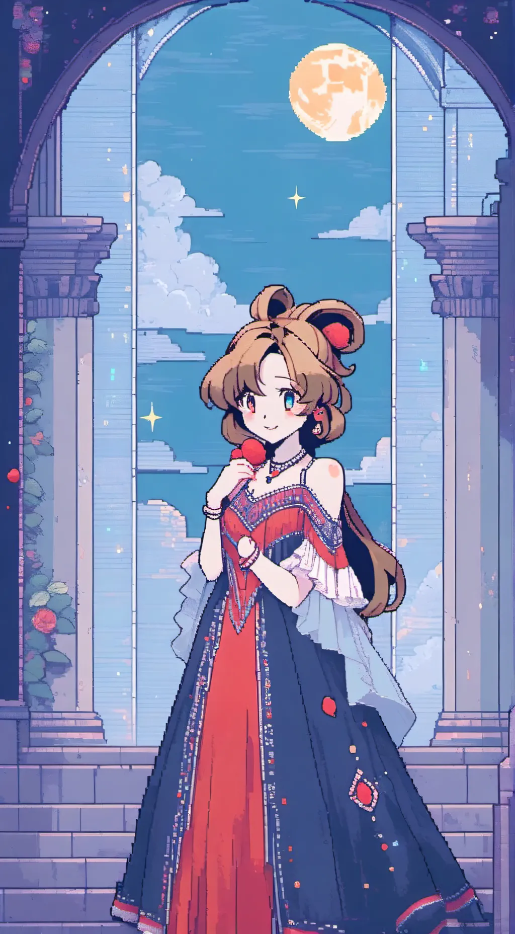 ai character: cream the rabbit  background