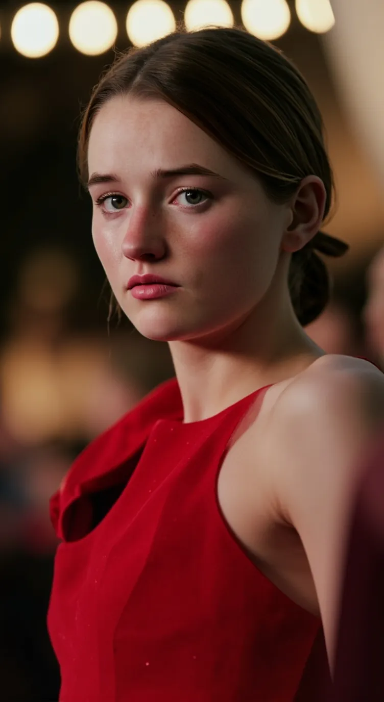 ai character: Kaitlyn dever  background