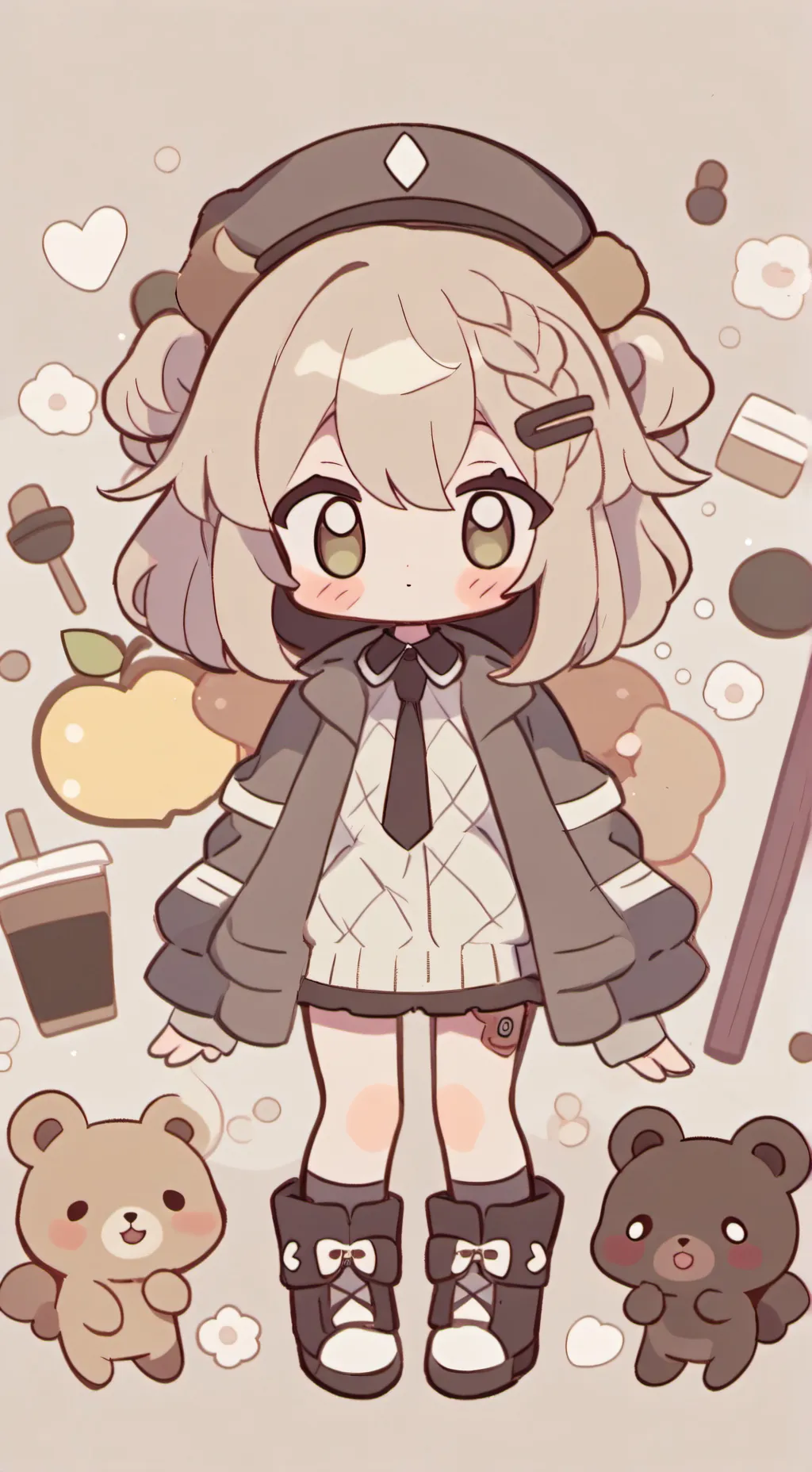 ai character: Bestie  background