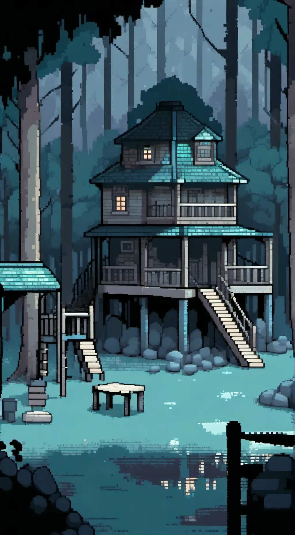 ai character: SPRUNKI background