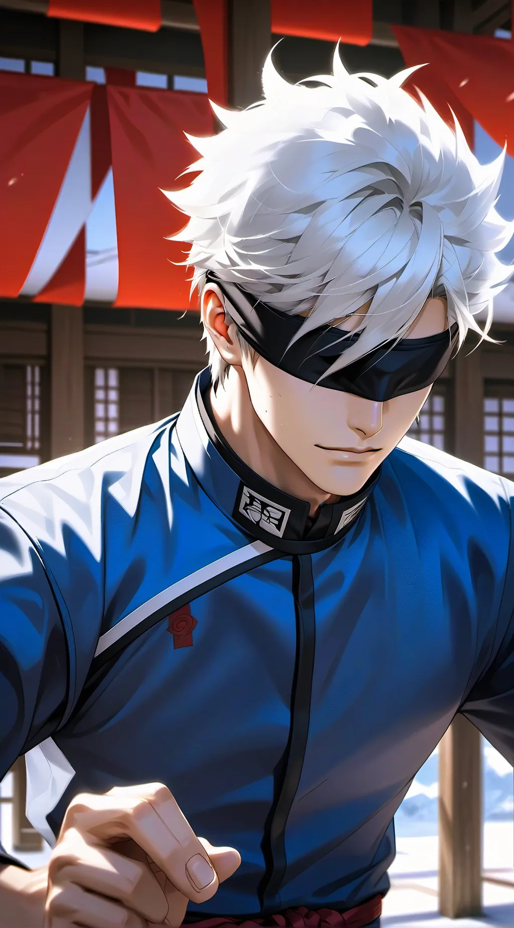 ai character: Gojo Satoru background