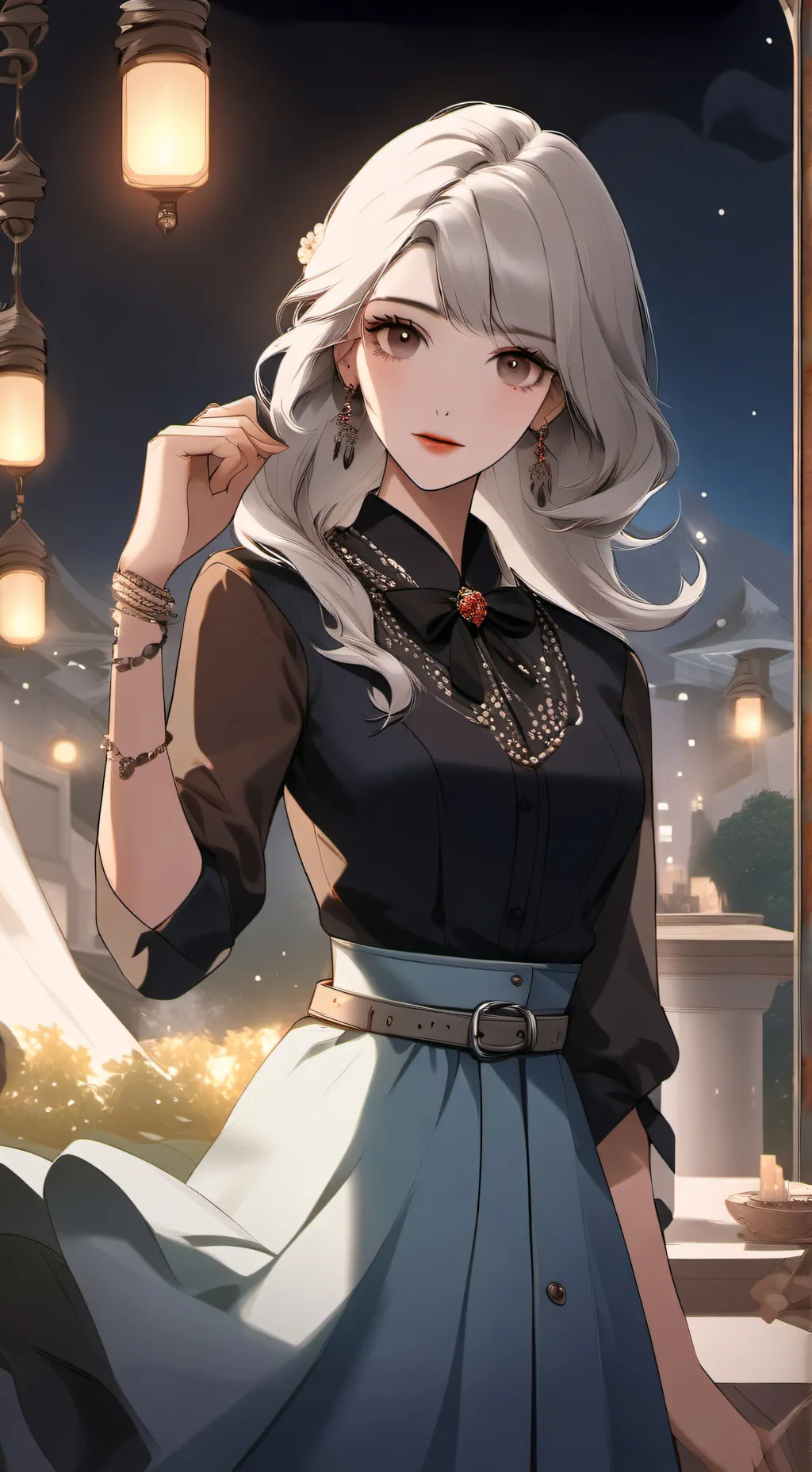 ai character: Lisa Diane  background