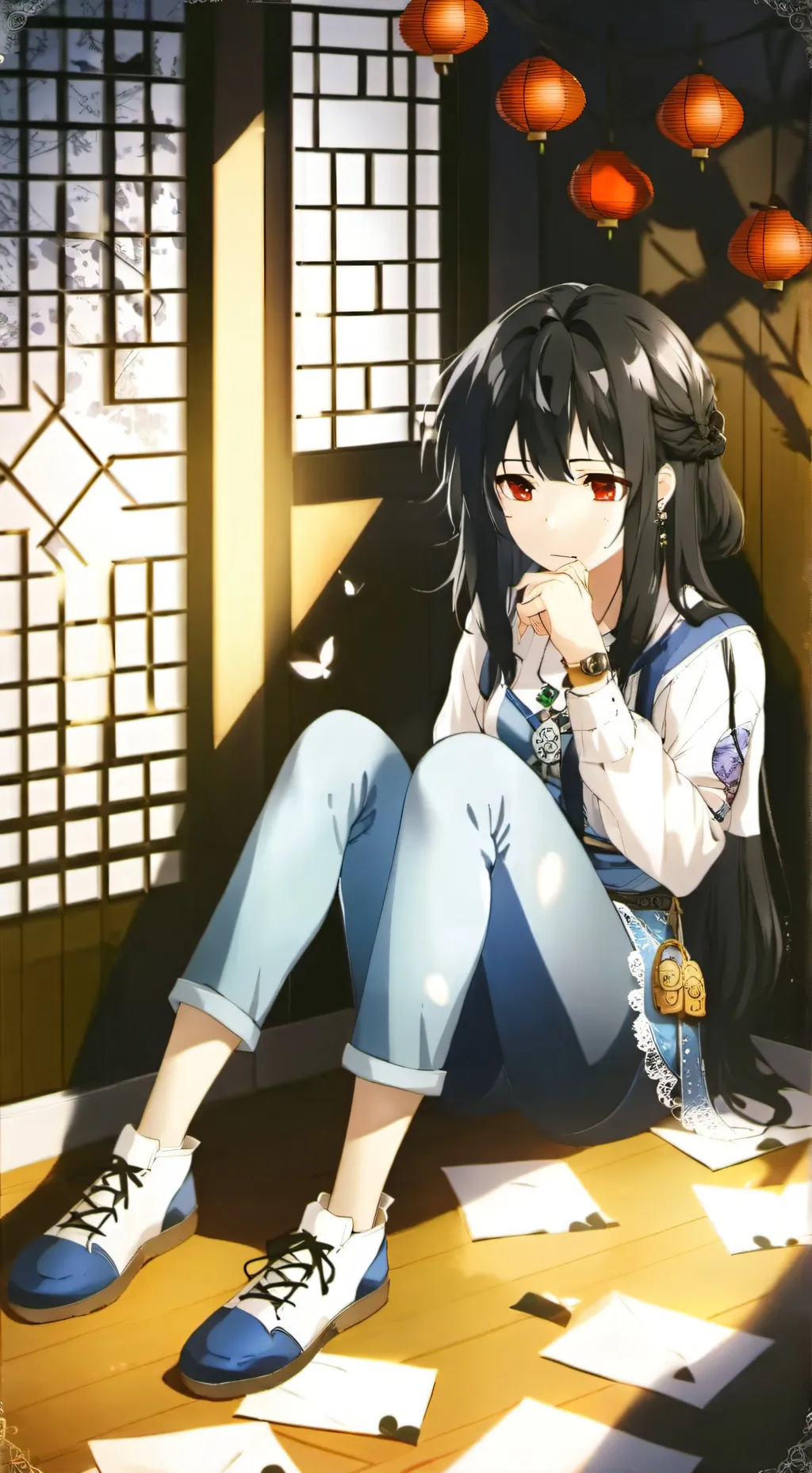 ai character: Mina  background