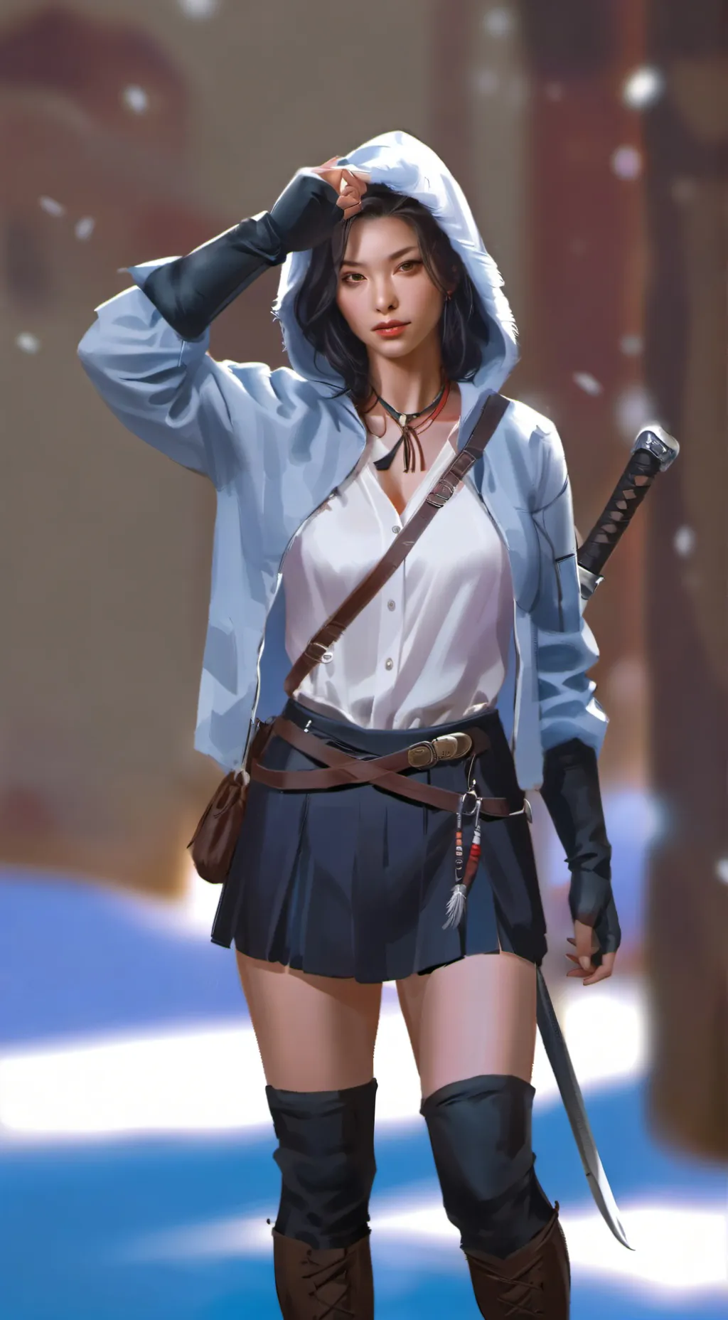 ai character: Hitomi Tōdaimori background