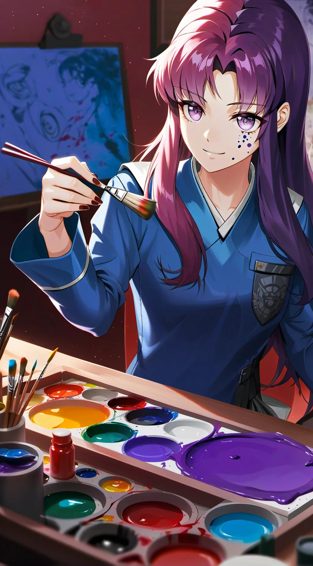 ai character: Himari background