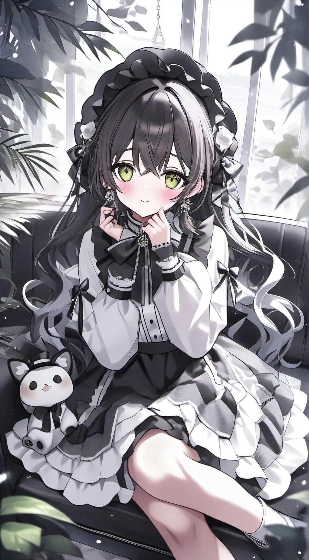 ai character: luna background