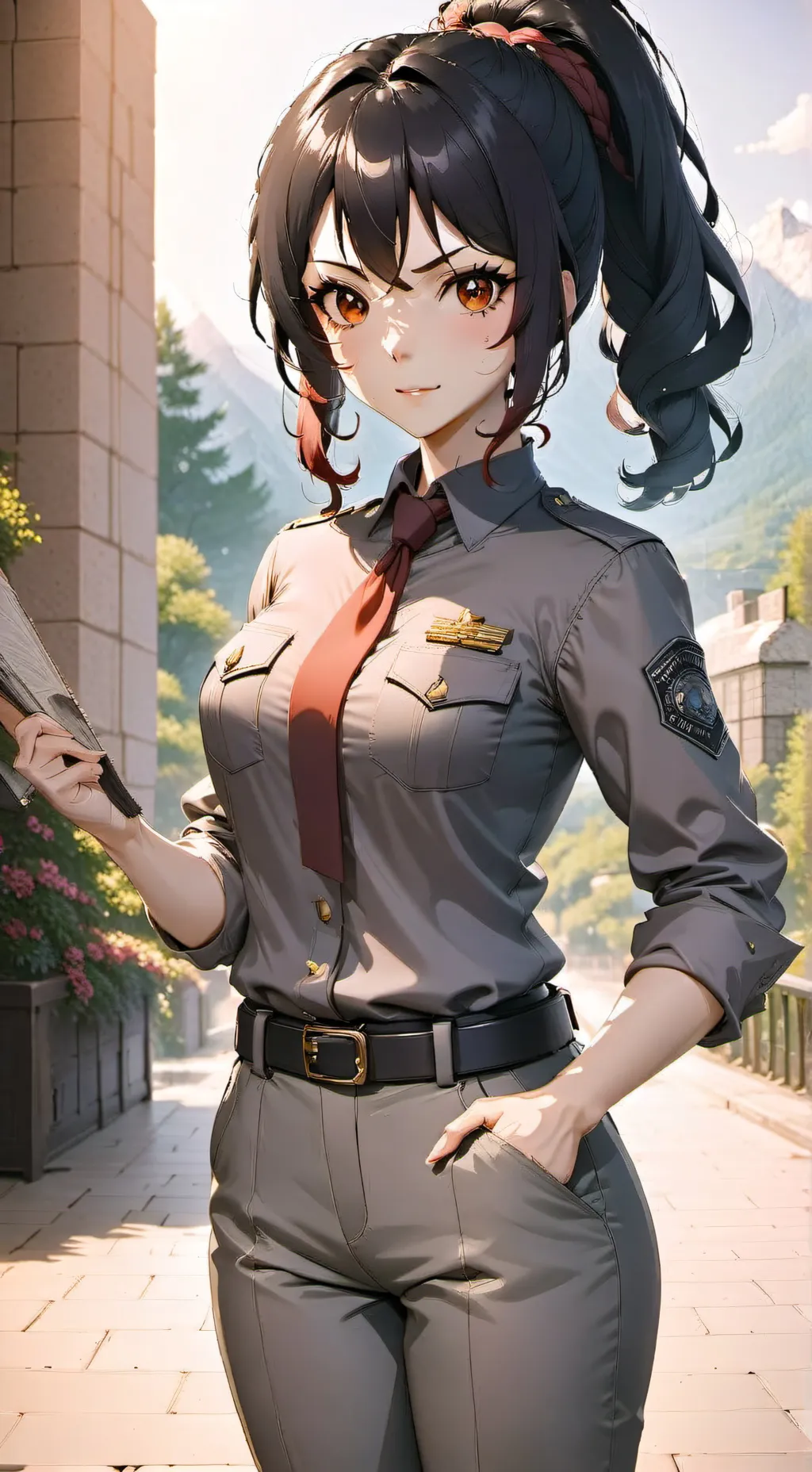 ai character: kaiko security  background