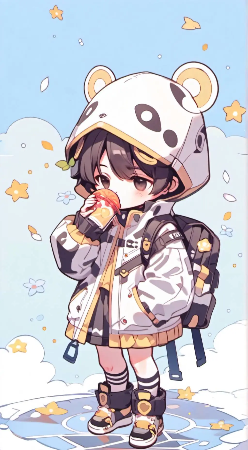 ai character: han jisung 🐿️🐿️ background