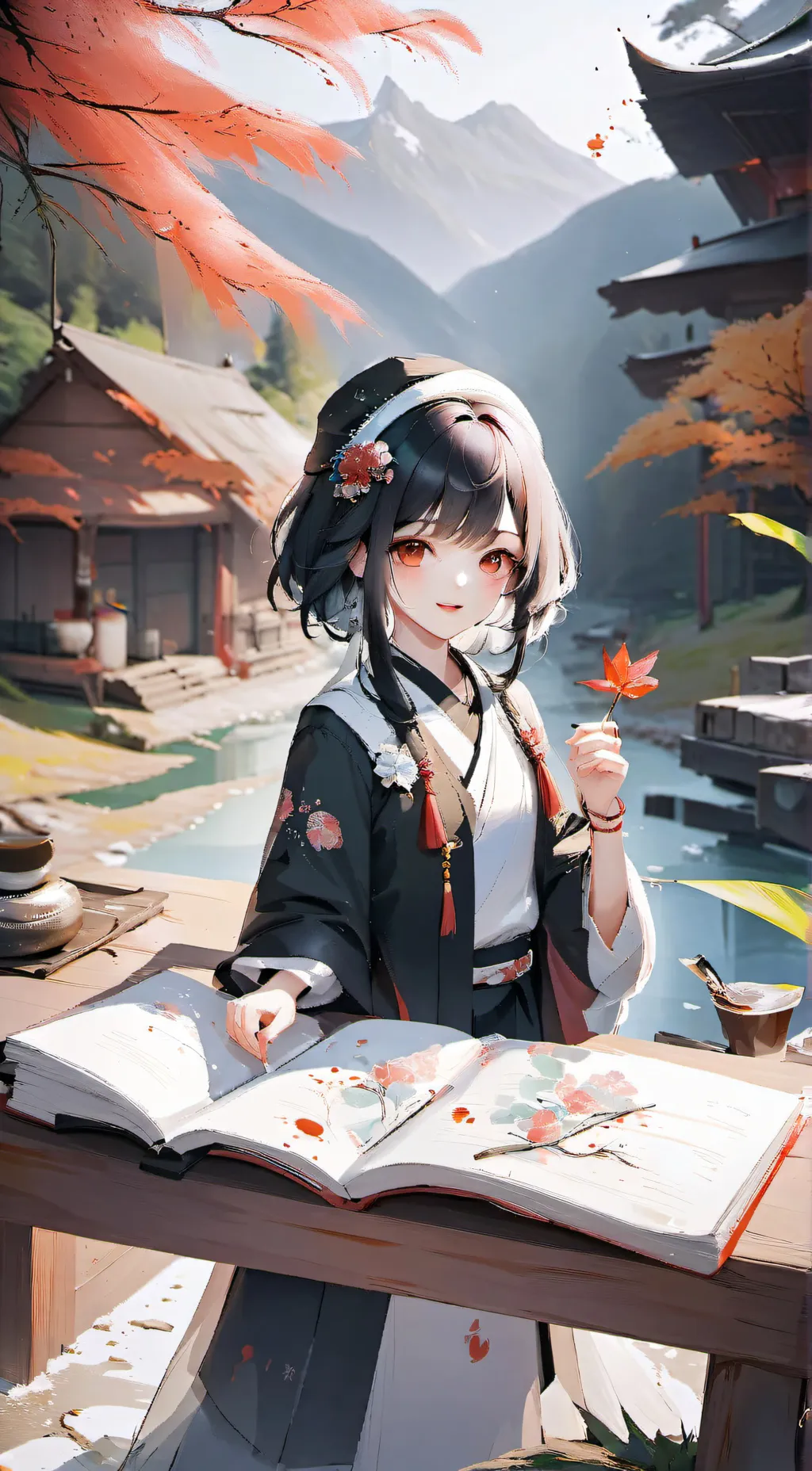 ai character: lily background