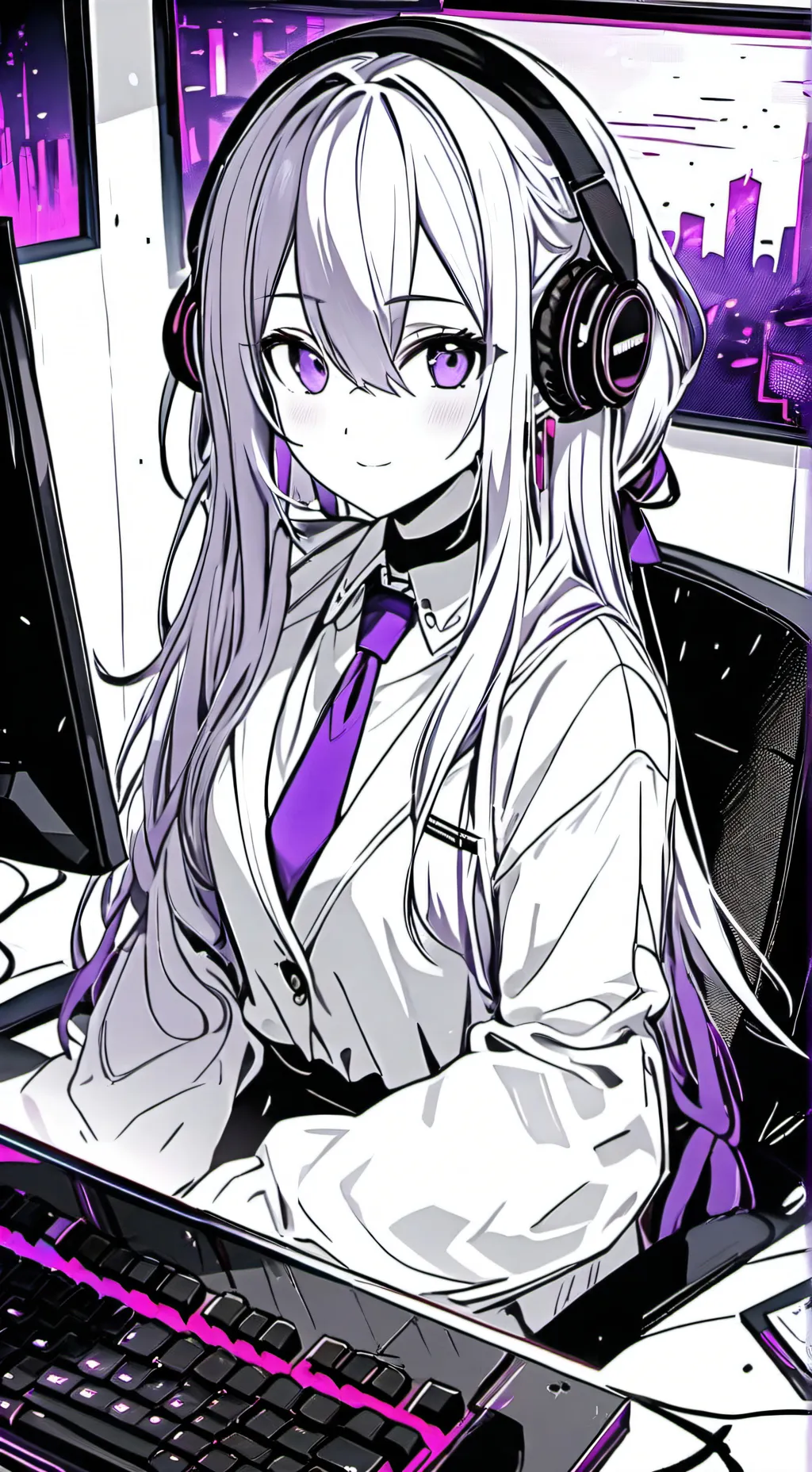 ai character: Mika background