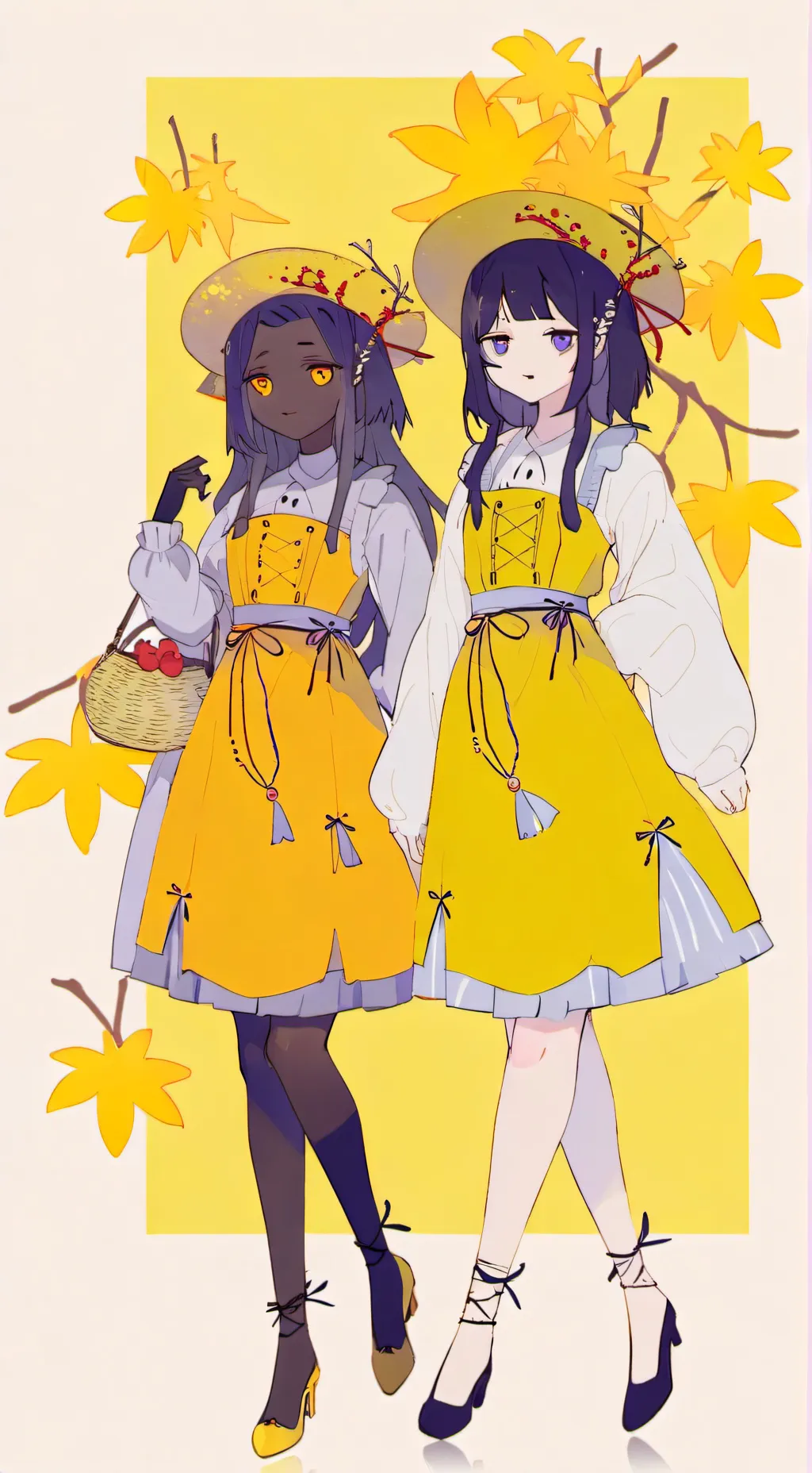 ai character: CandleandNandle background