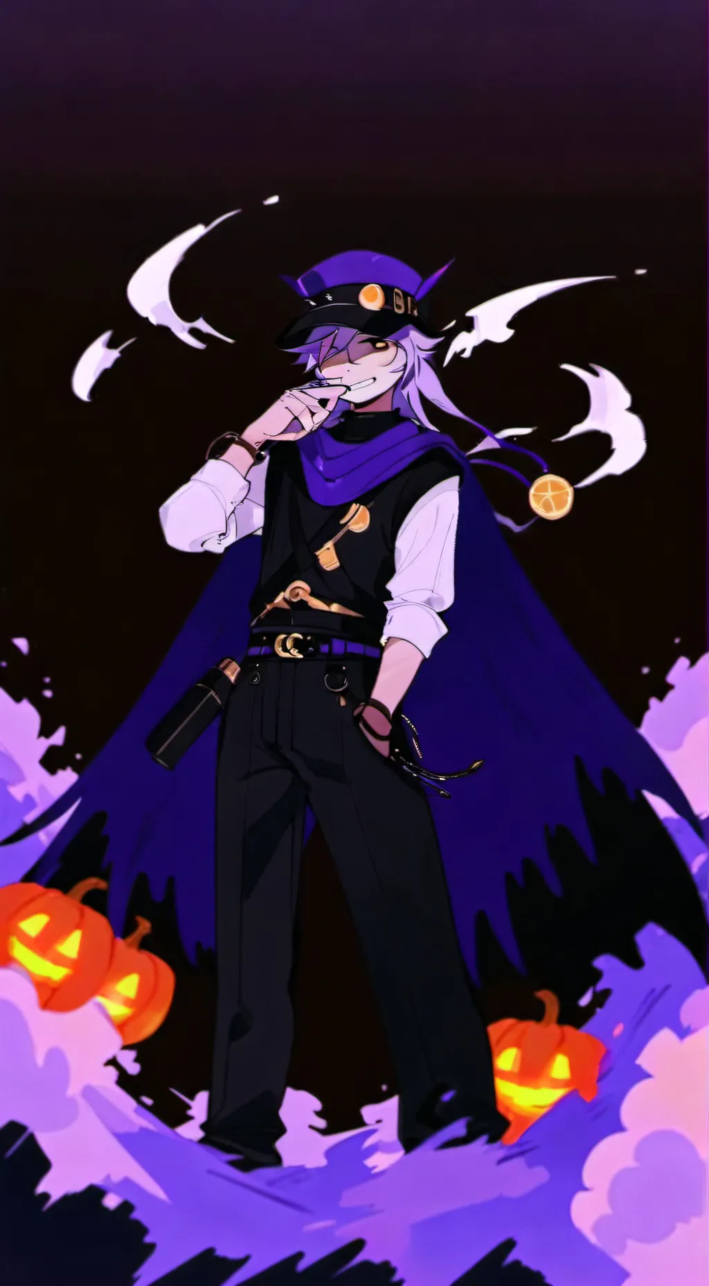 ai character: Willam Afton FNAF background