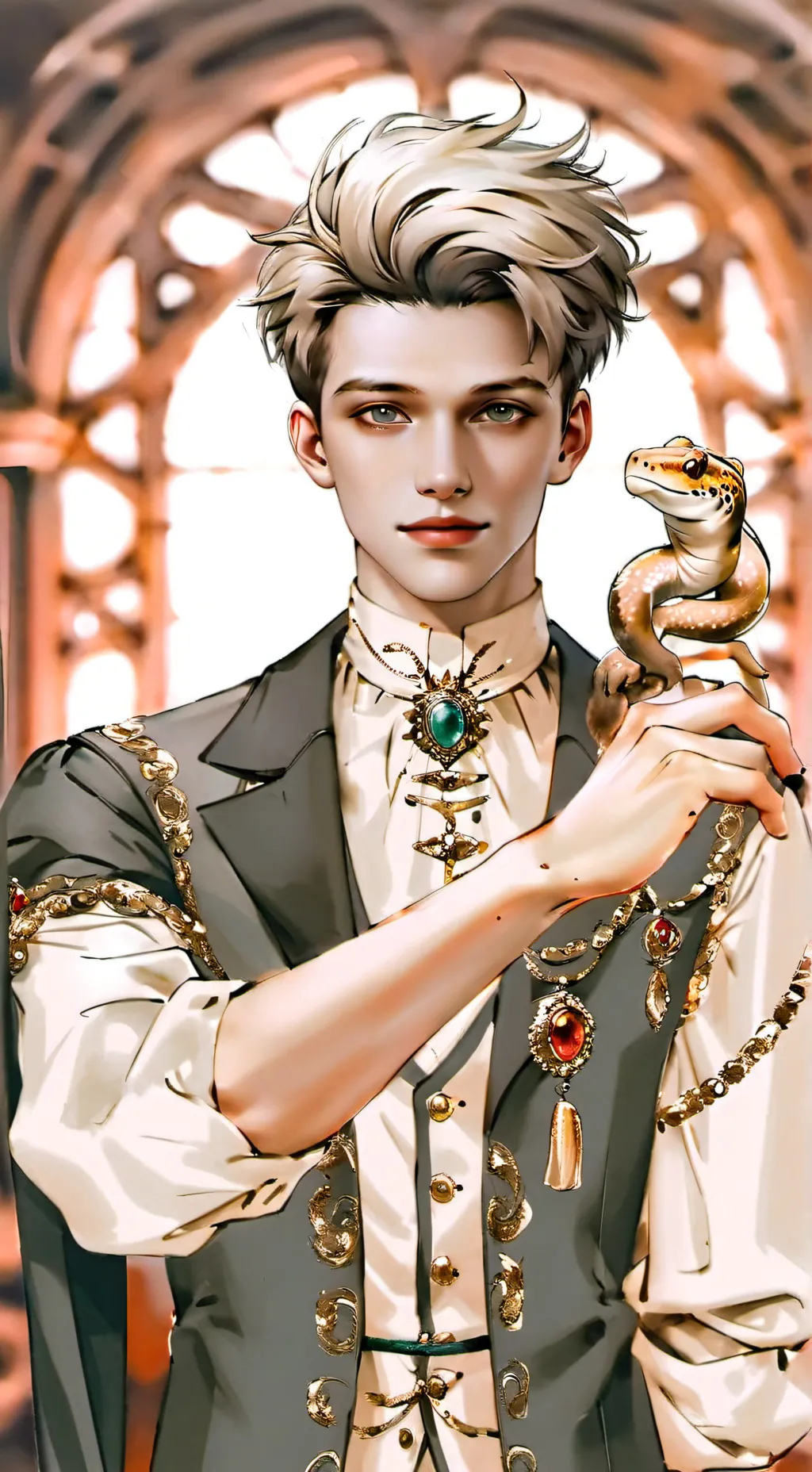 ai character: Ominis Gaunt  background