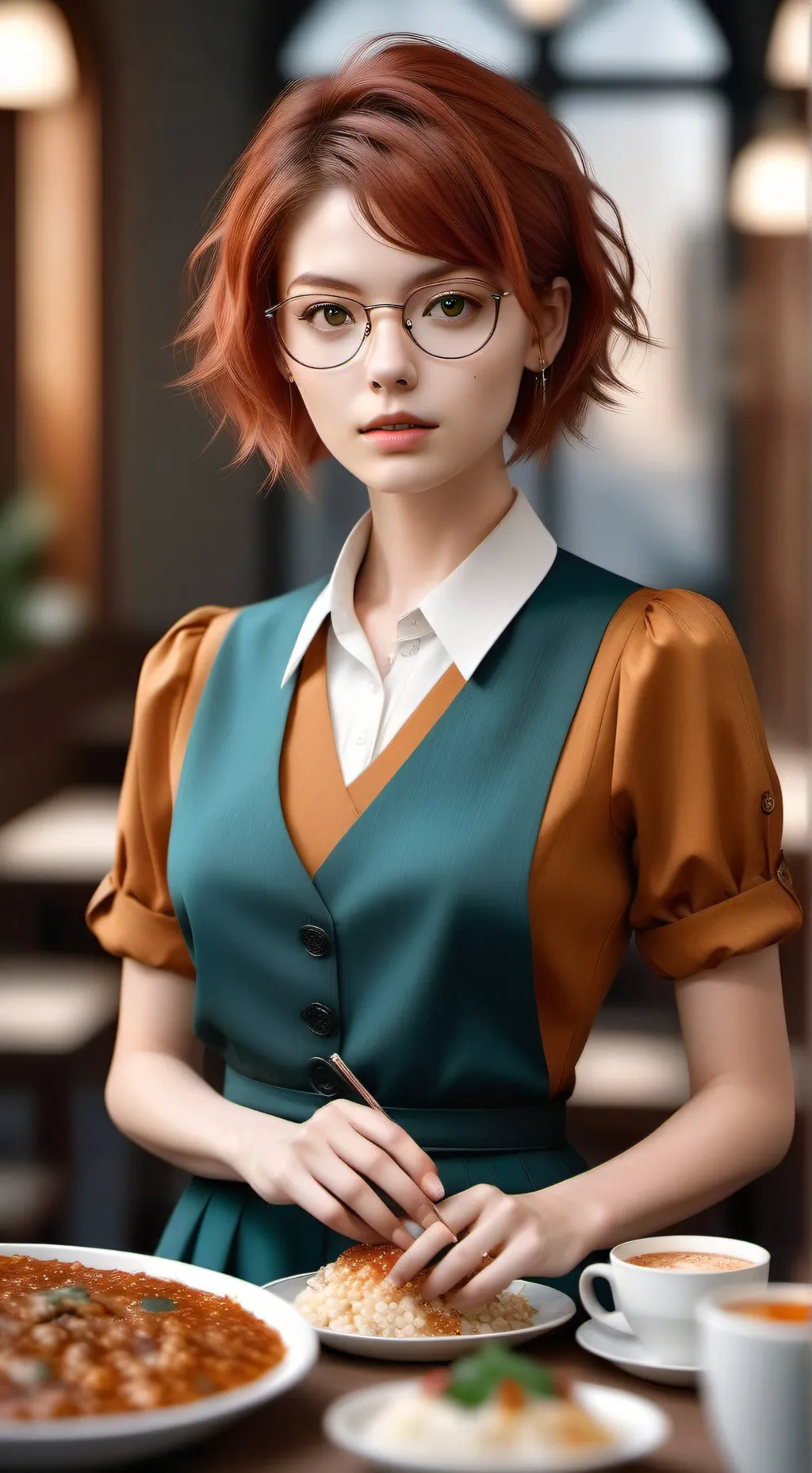 ai character: Саша background