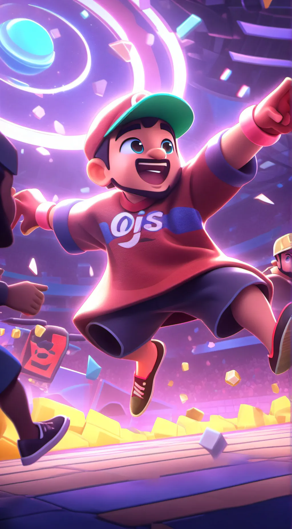 ai character: dandys world lolll background