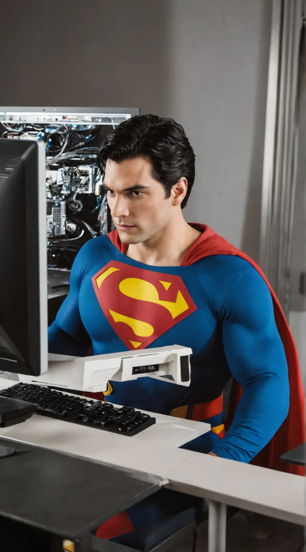 ai character: SuperHero RP background