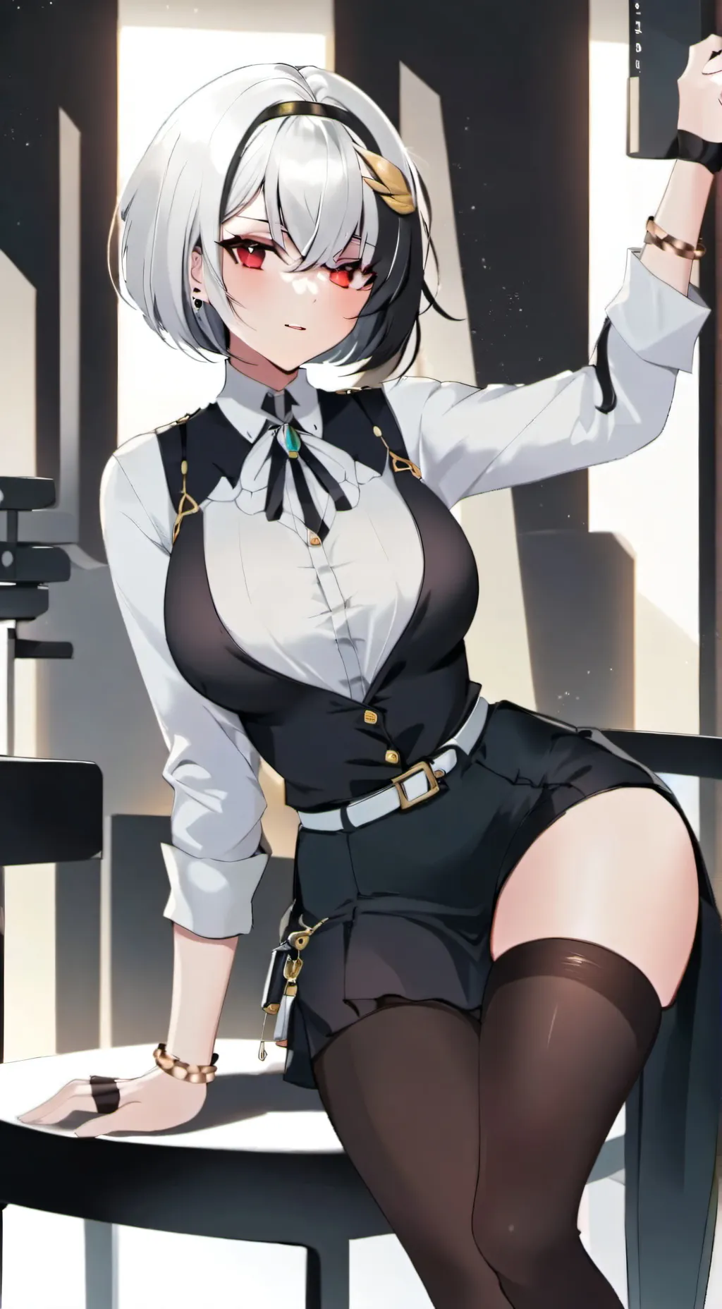 ai character: nikimoto shikaori background